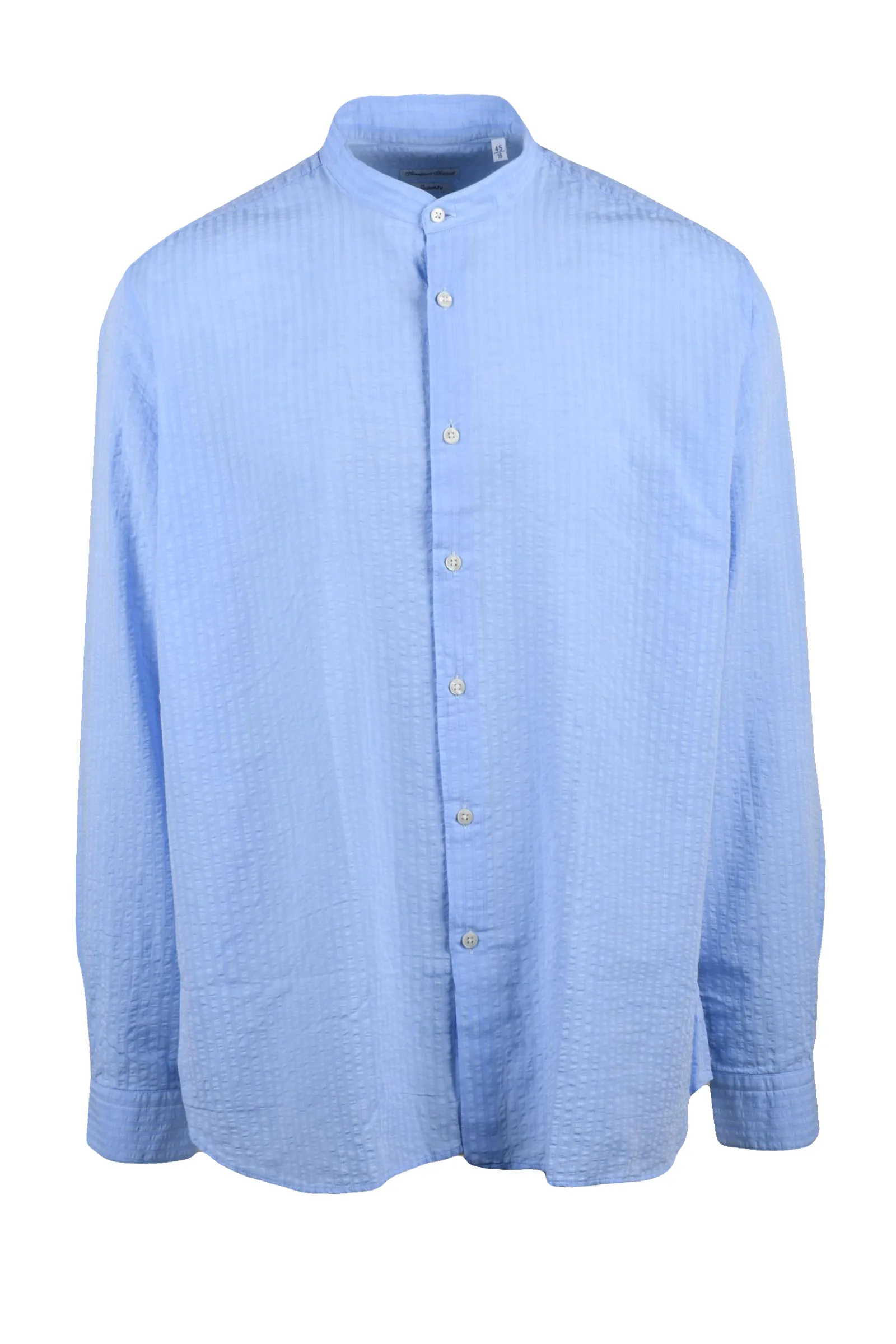 Lavorazione Sartoriale Camicia Azzurro