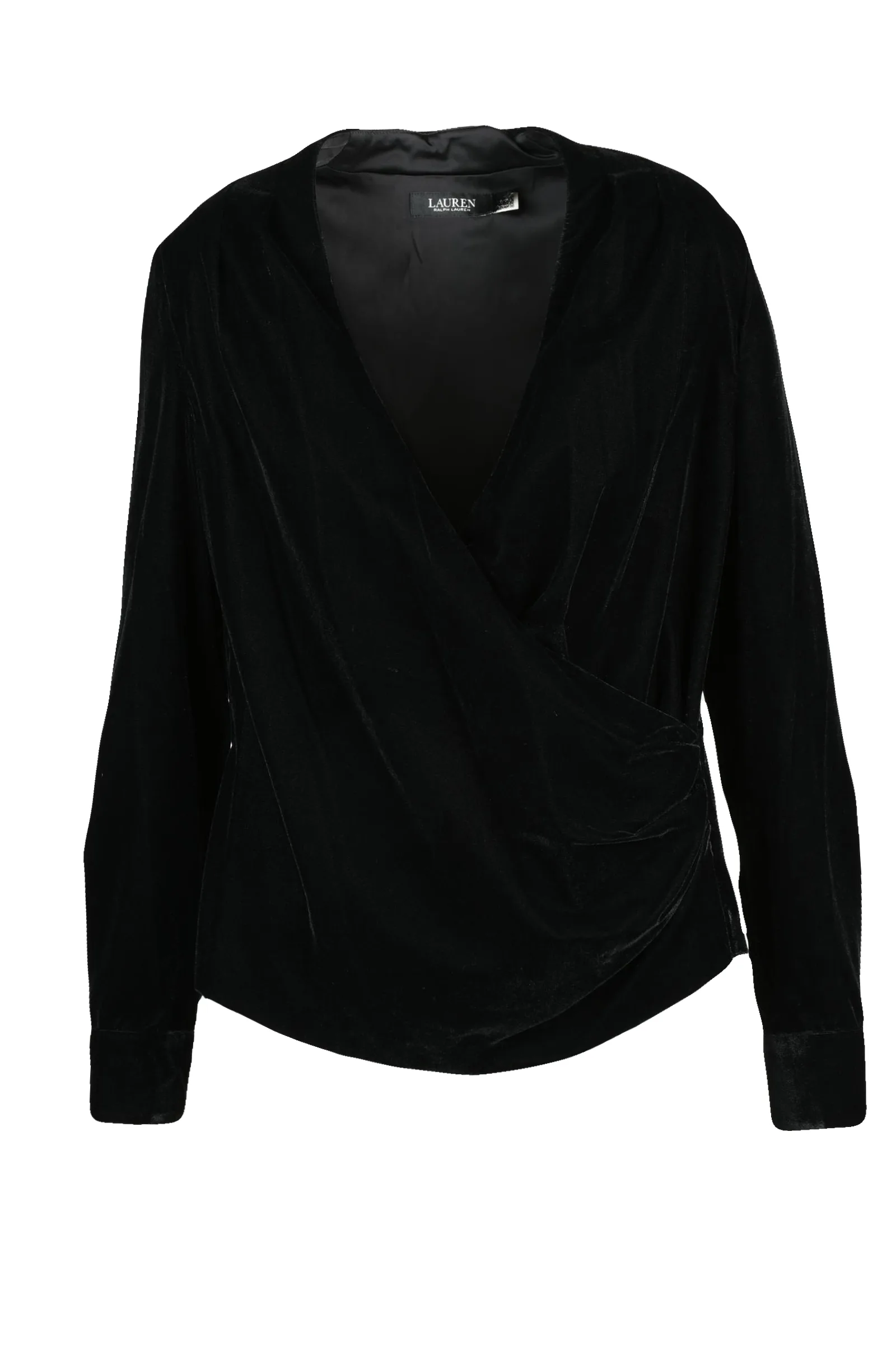 Blusa in Velluto Nera