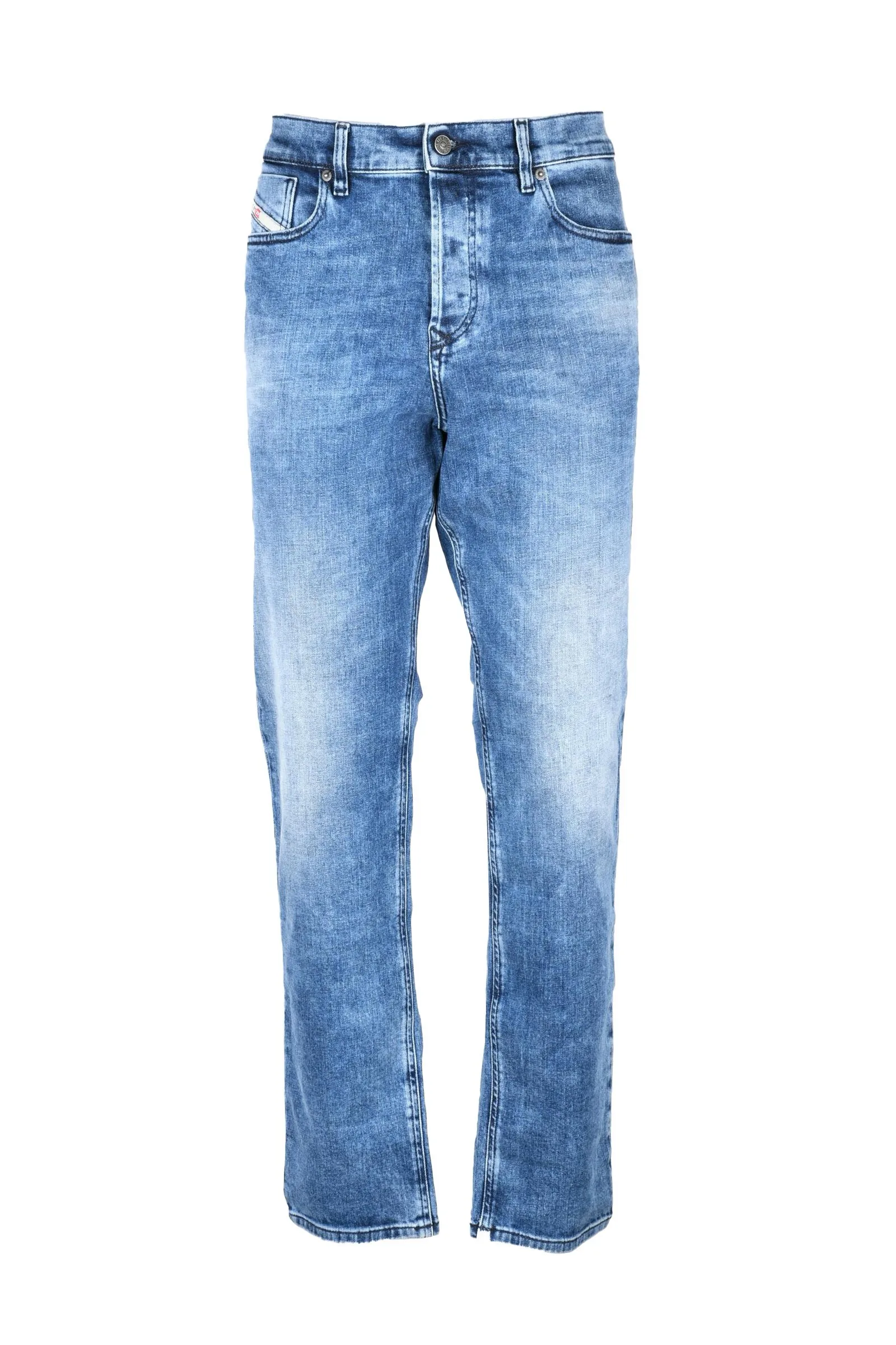 Jeans Tapered Leg Blu