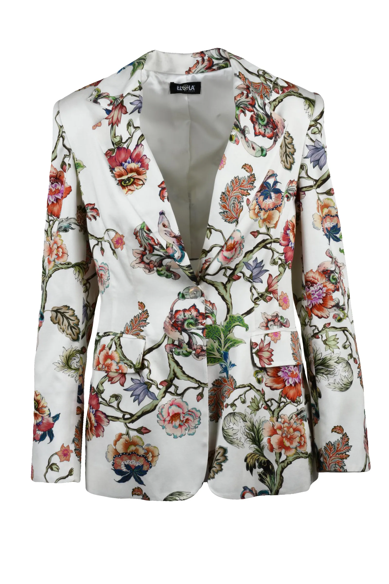 Giacca in Satin Multicolore