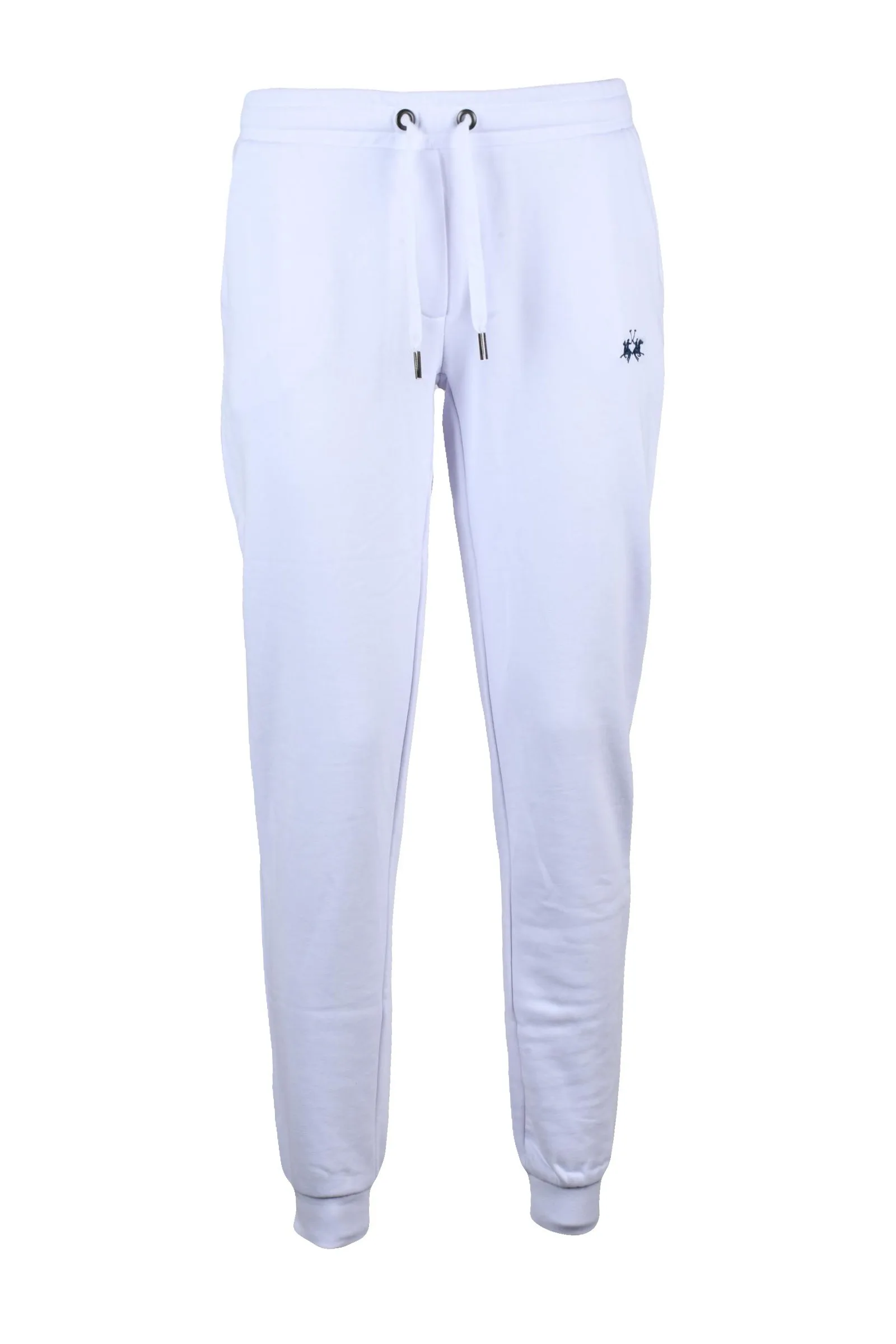 La Martina Pantalone Tuta Bianco