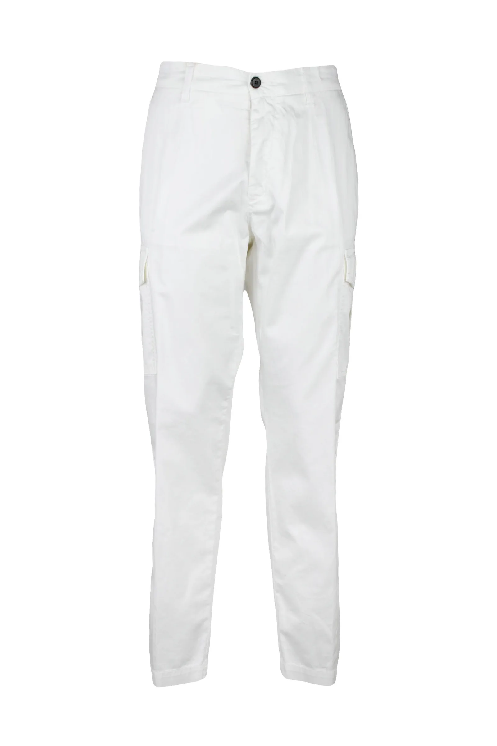 Pantalone Cargo Bianco