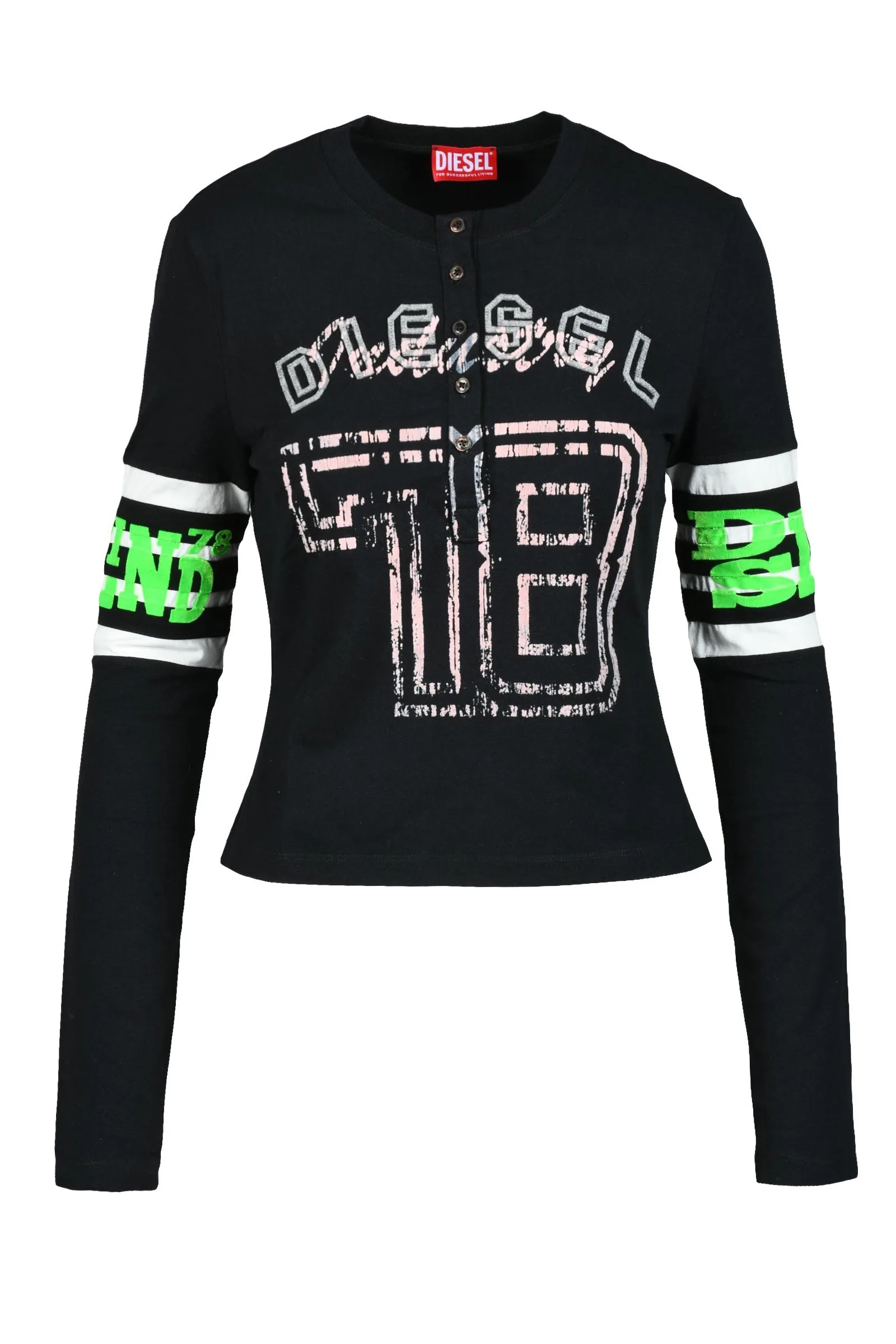 T-Shirt Serafino Nero