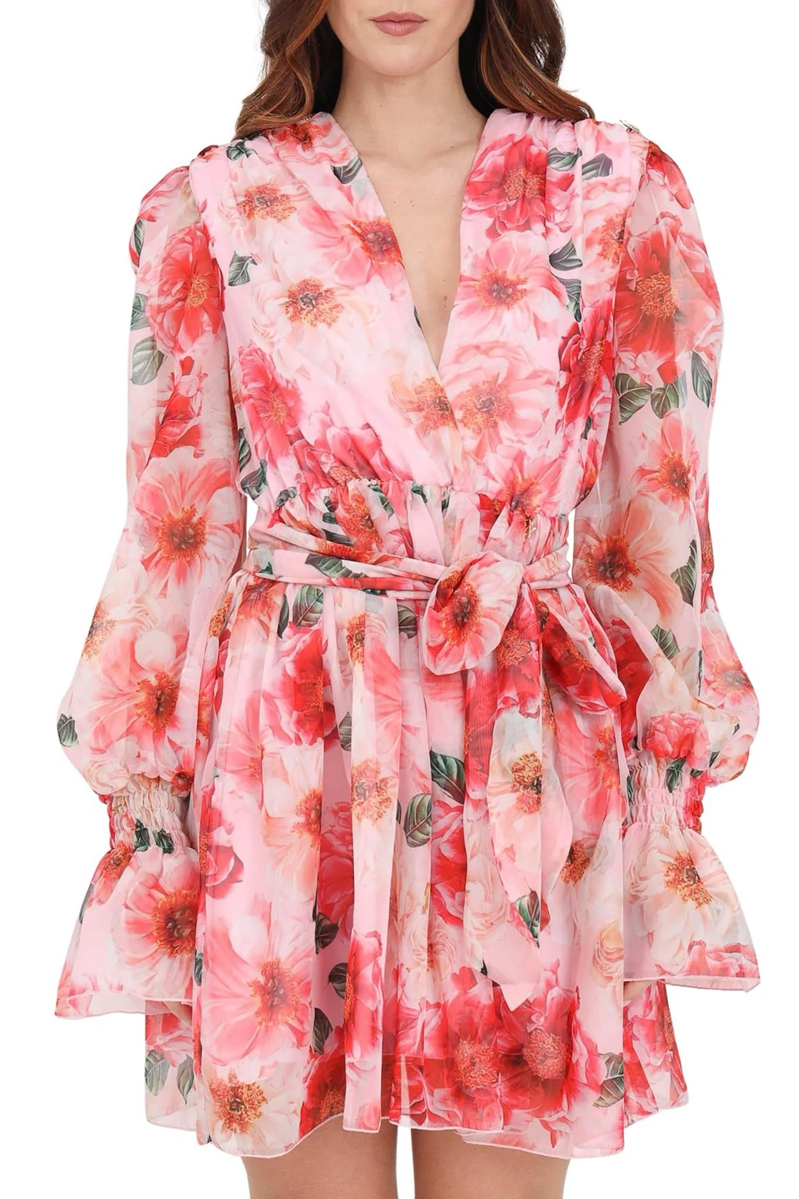 Abito in Voile Rosa