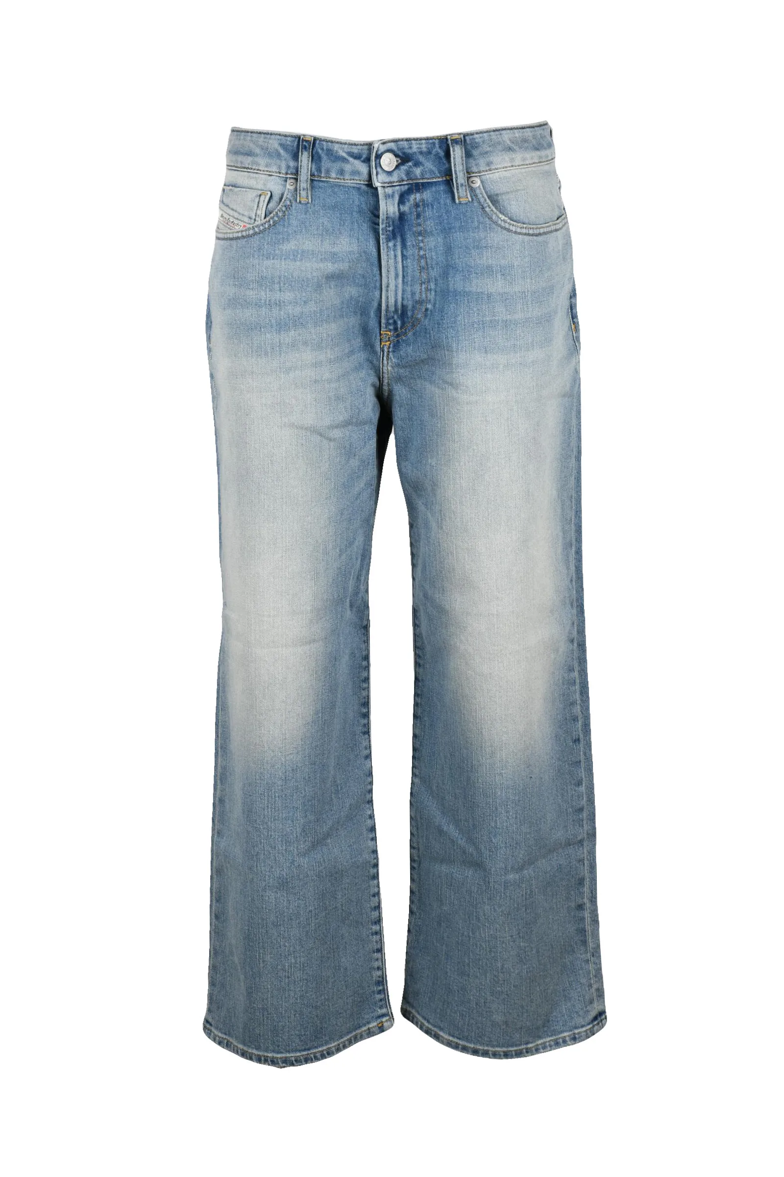 Gerade hellblaue Jeans