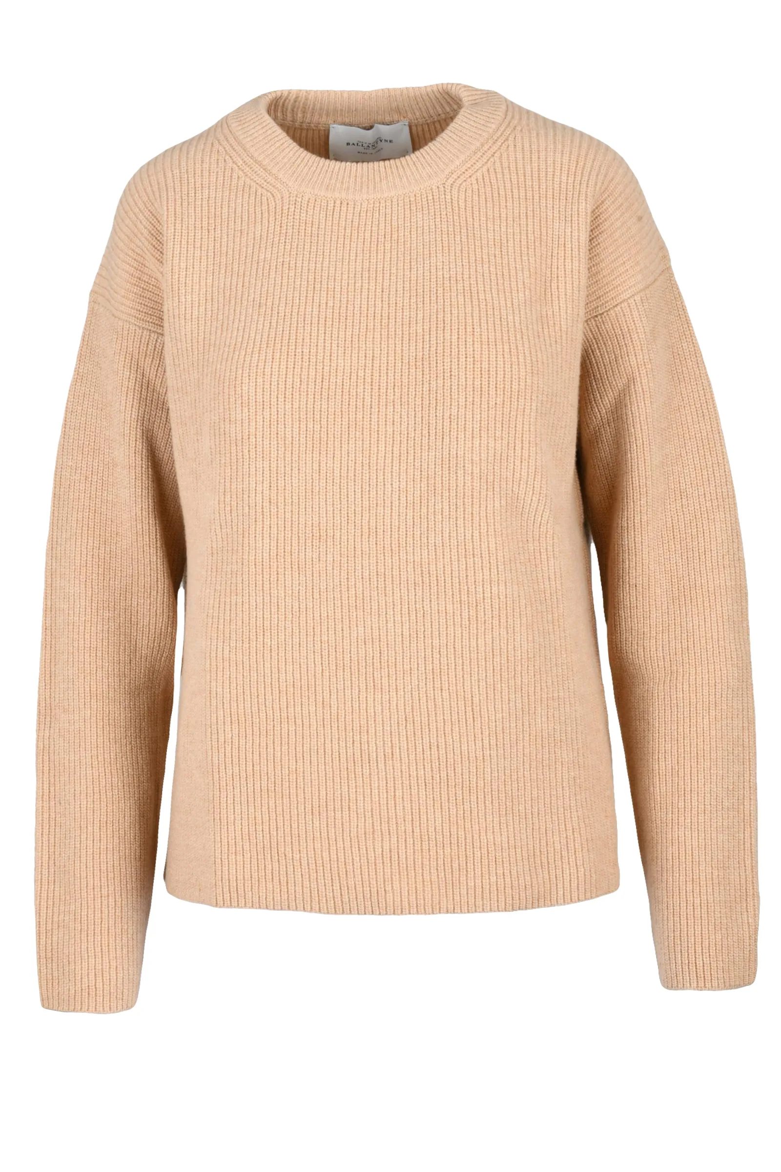 Maglione Cannettato Beige