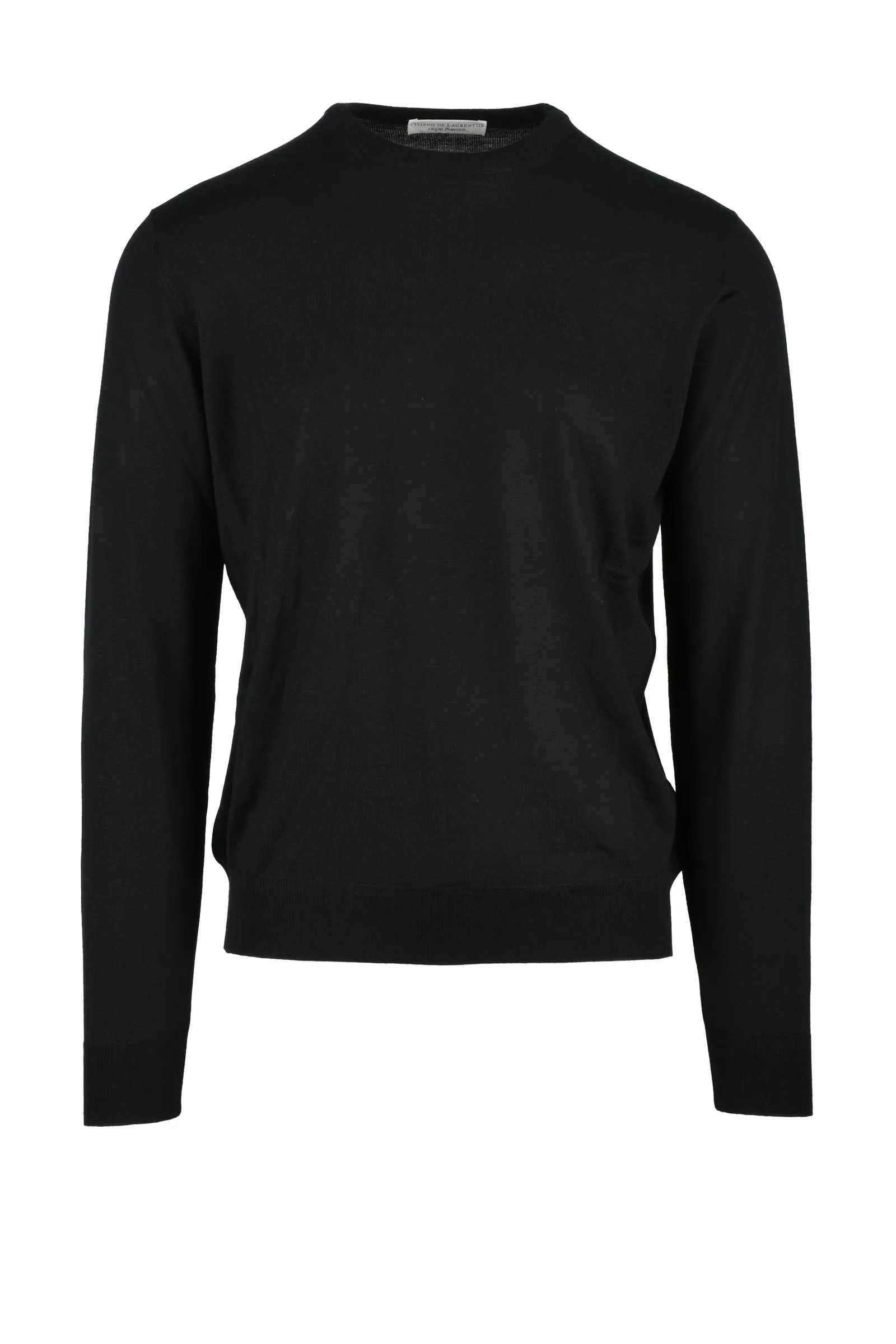 Maglioncino Leggero Girocollo Nero