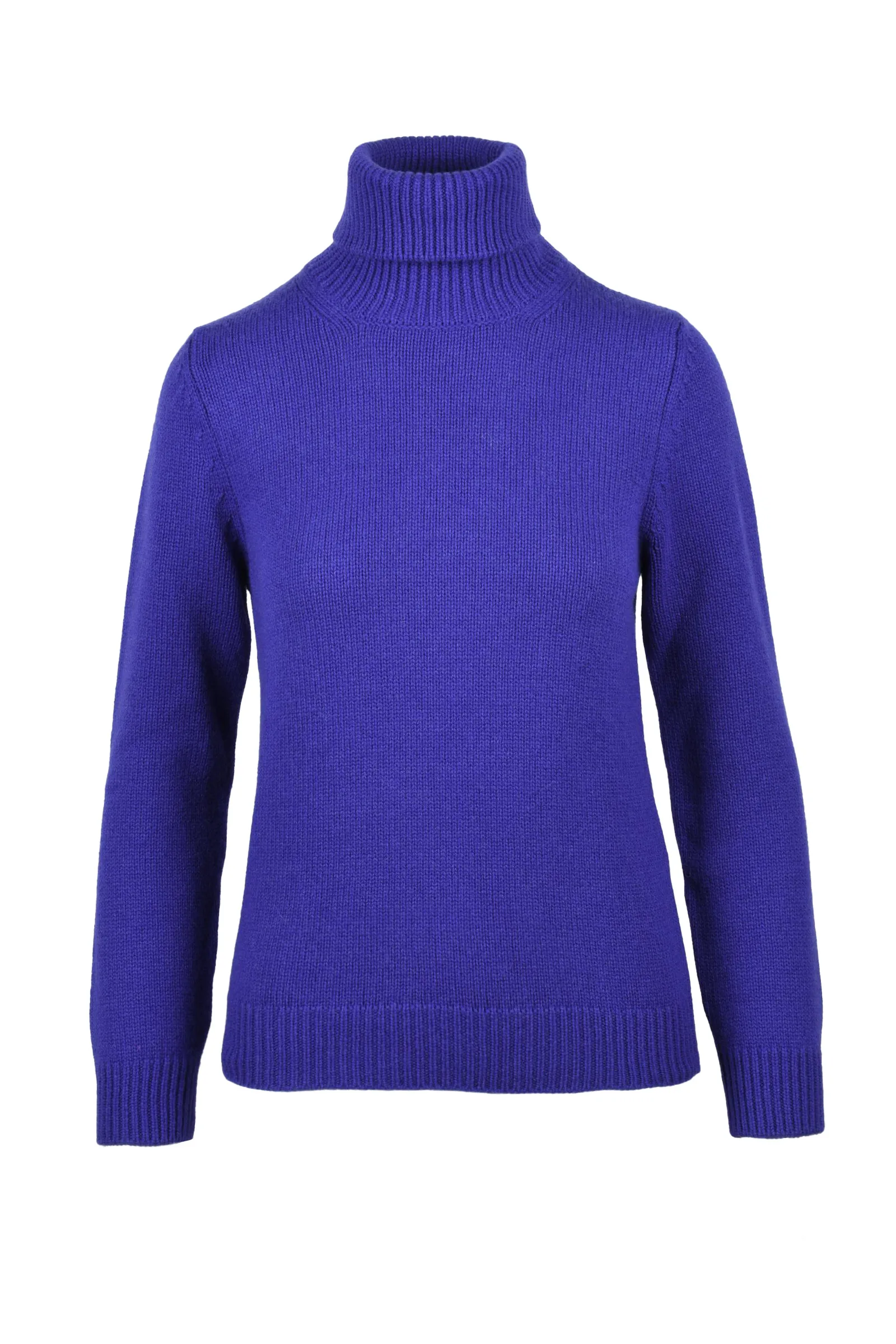 Maglione Collo Alto Viola