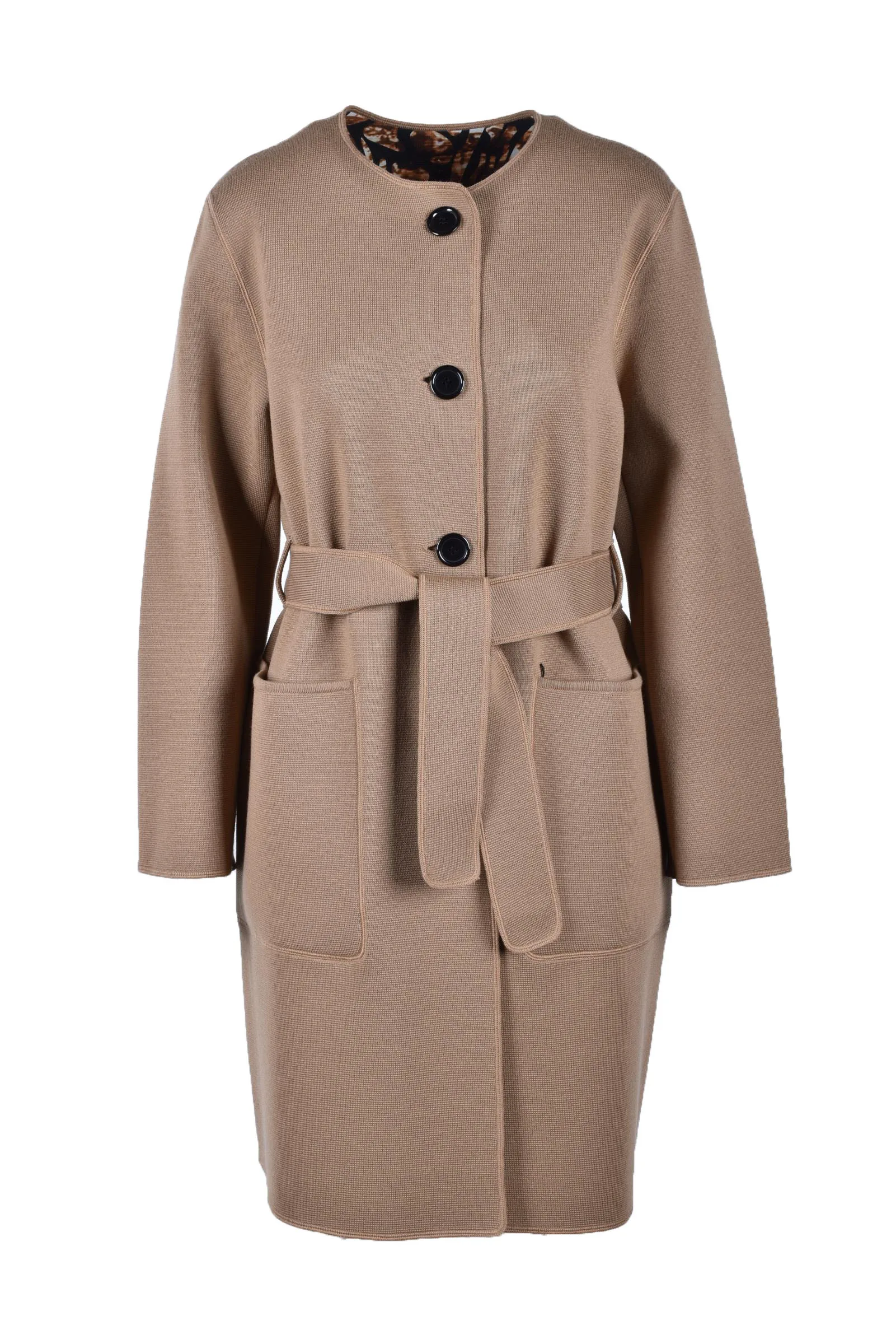 Cappotto in Lana Beige