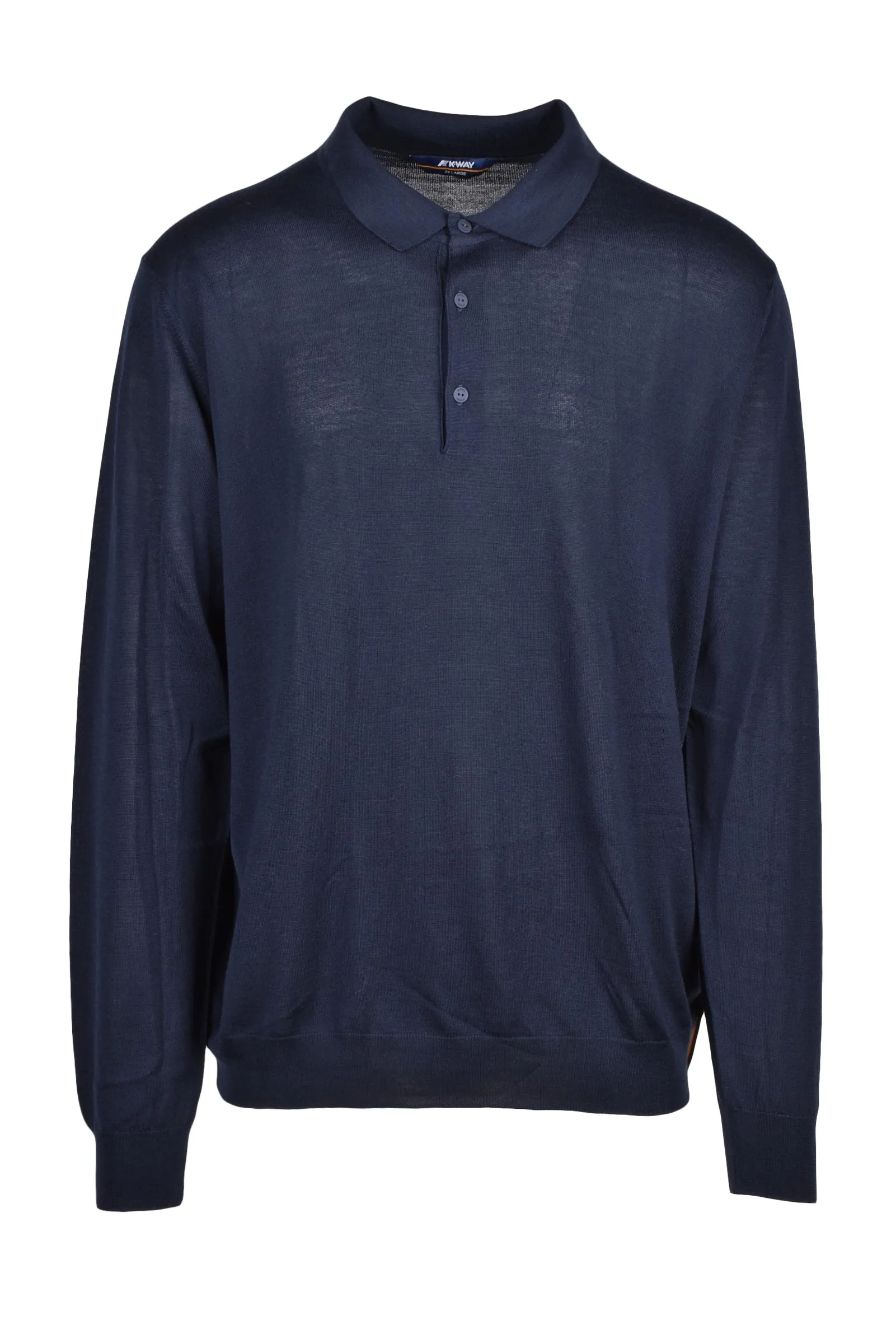 Polo in Maglia Blu