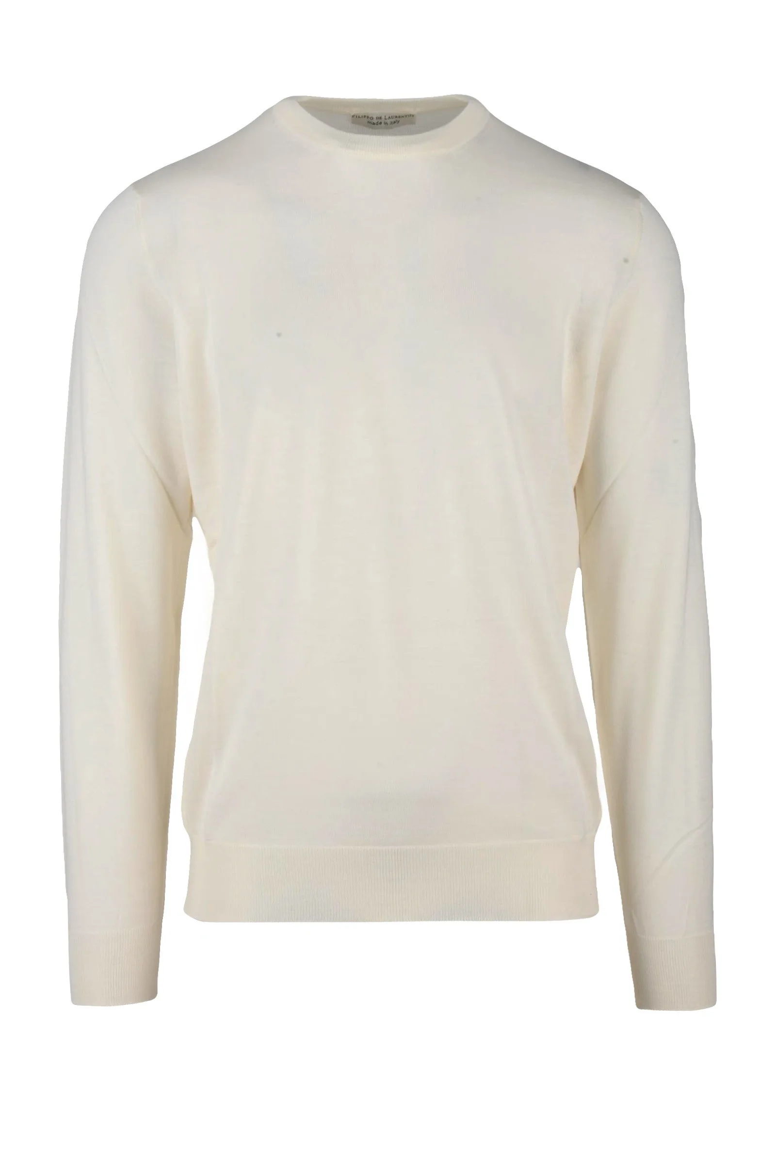 Maglia Pullover Girocollo Bianco