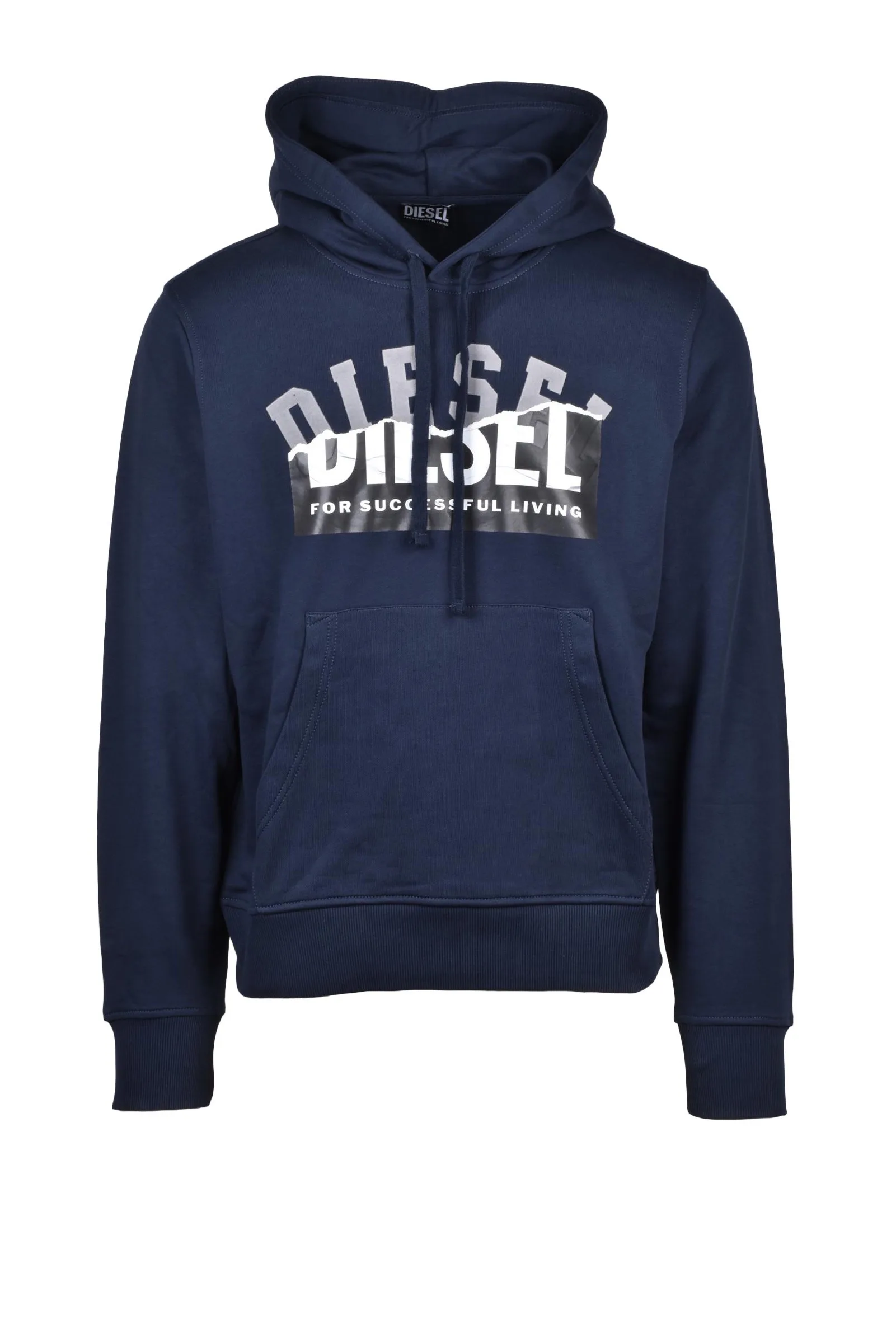 Felpa con Cappuccio Blu