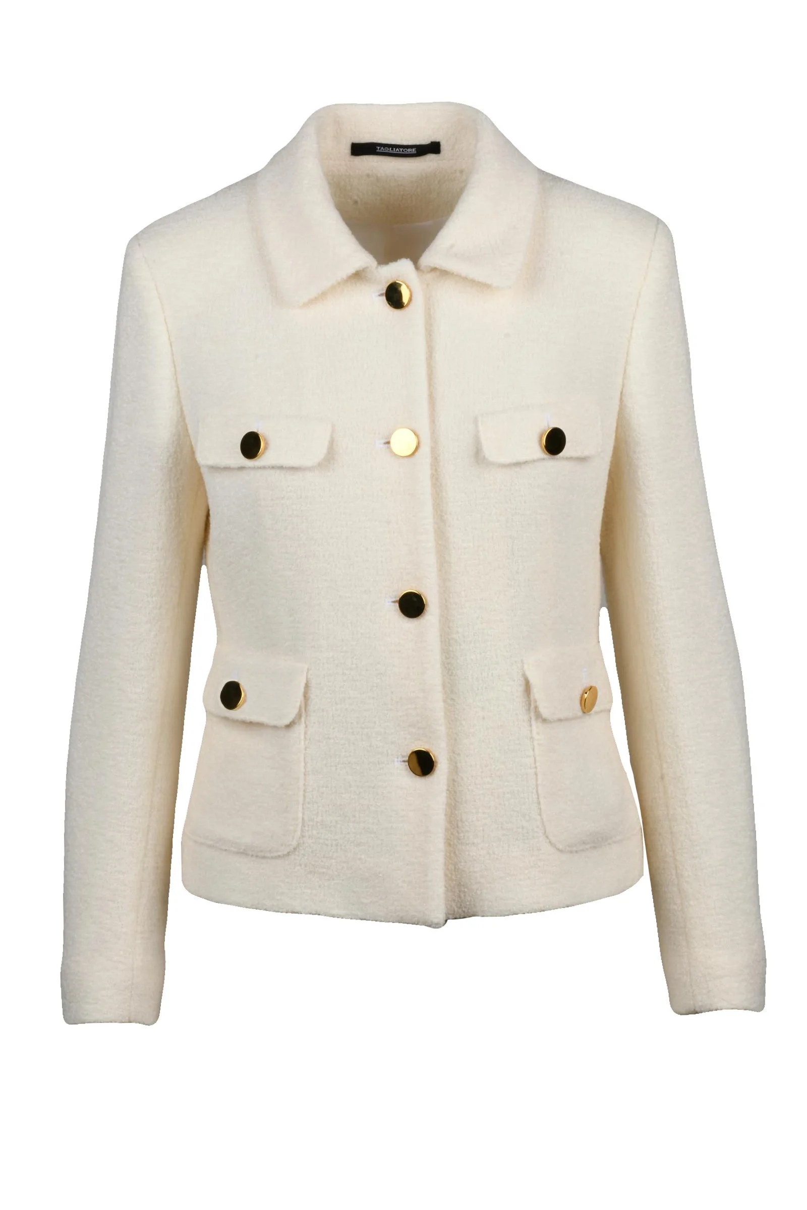Giacca Bouclé Bianco