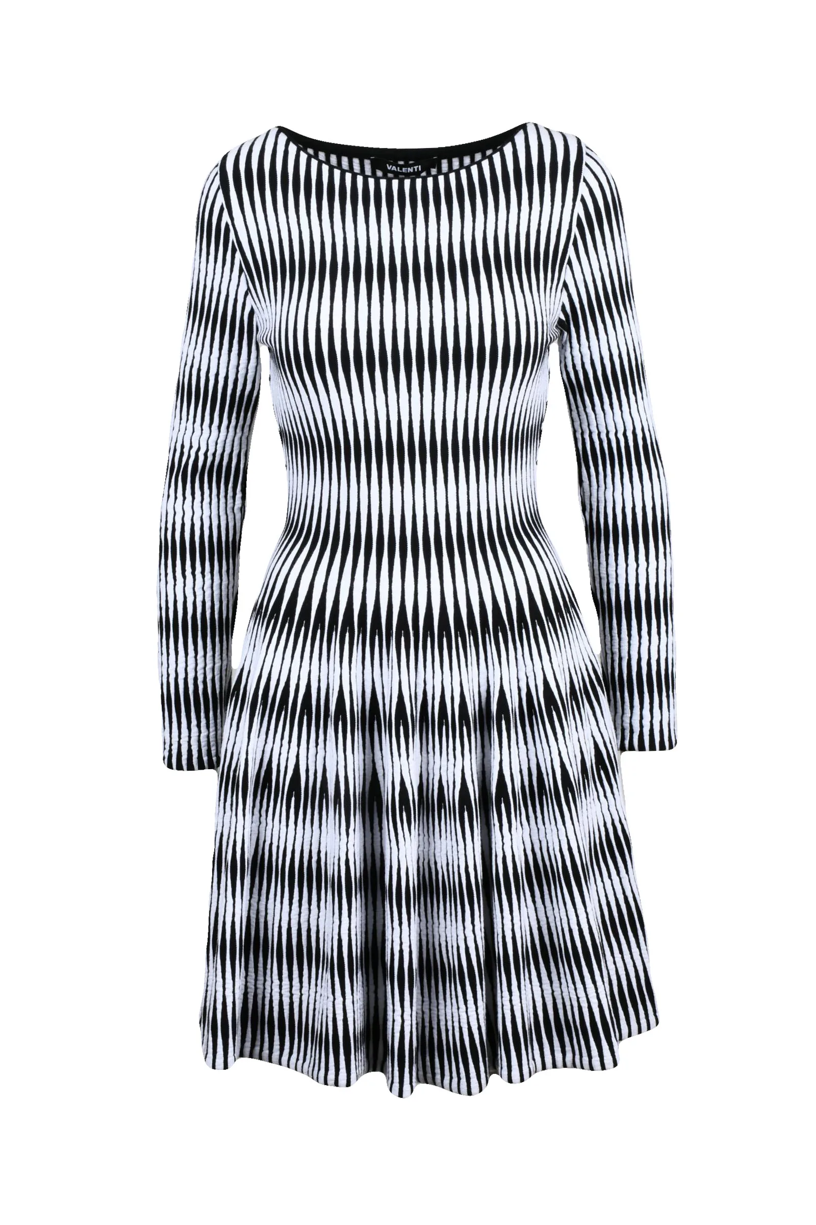 Abito in Maglia Stretch Bianco