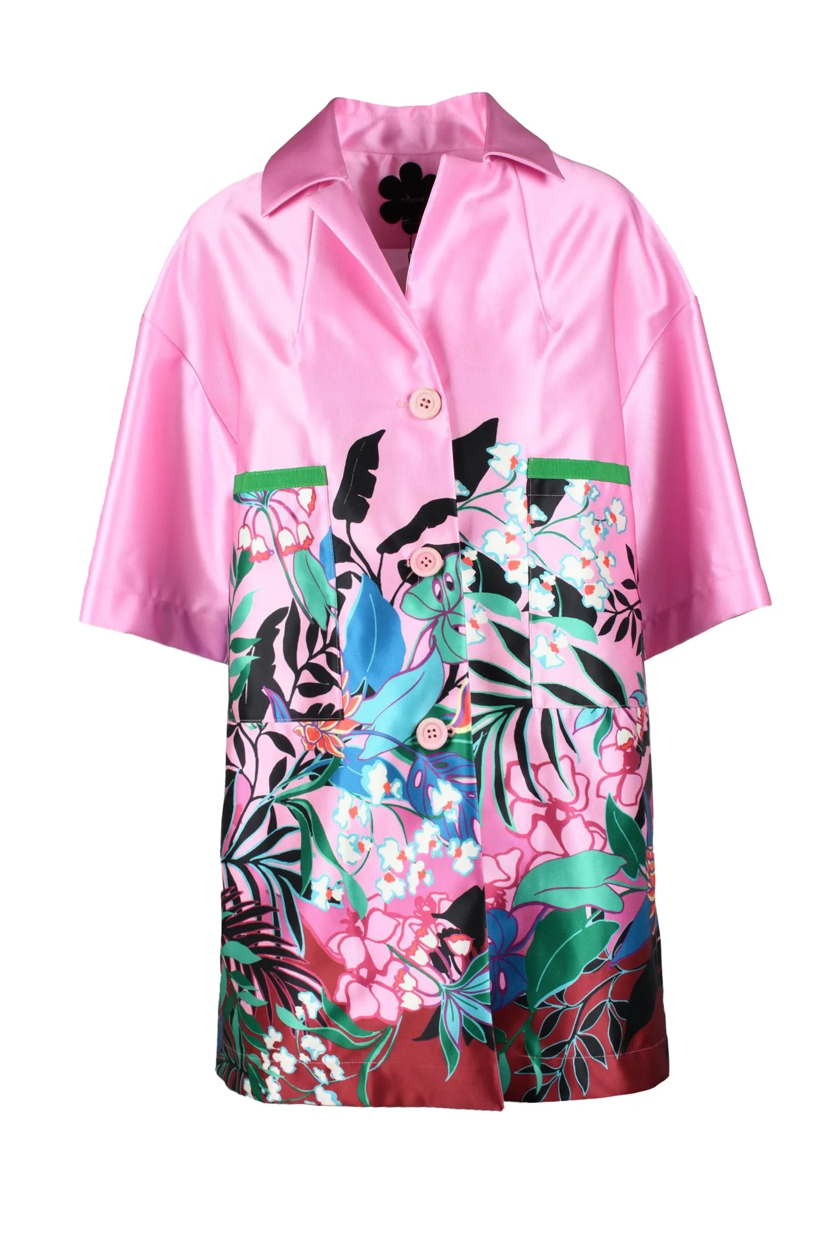 Cappotto in Raso Rosa