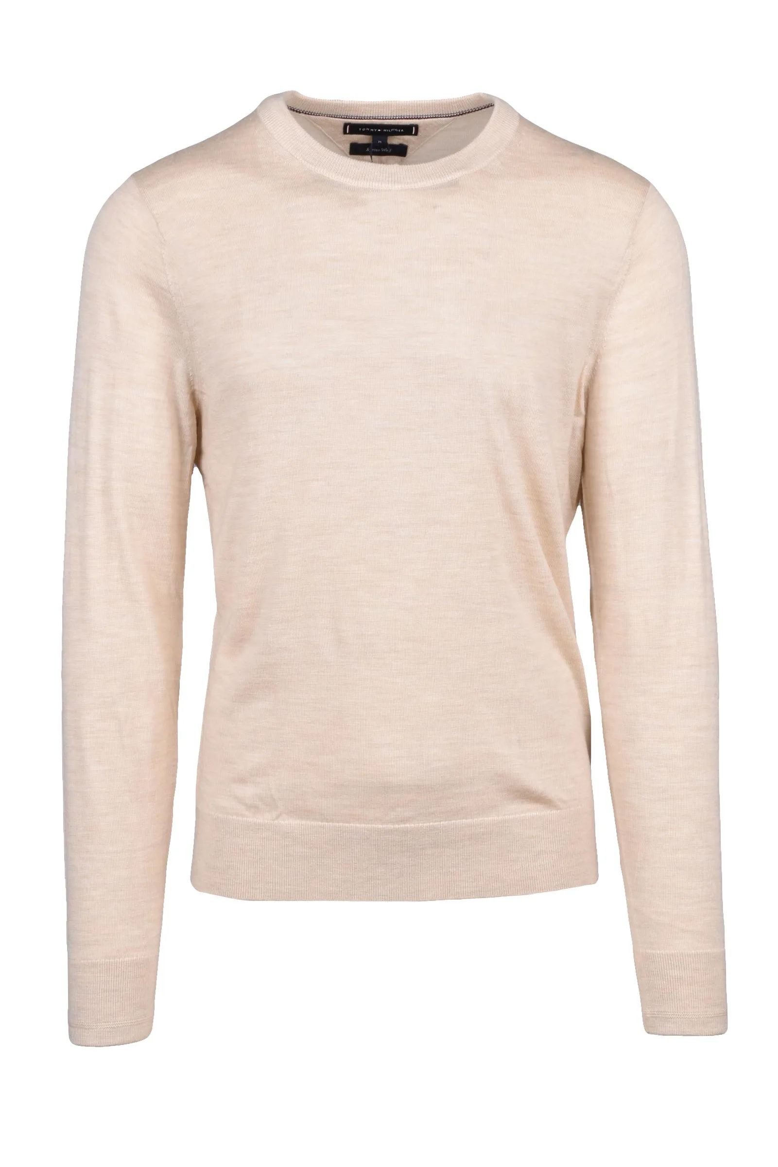 Maglia Pullover Girocollo Beige