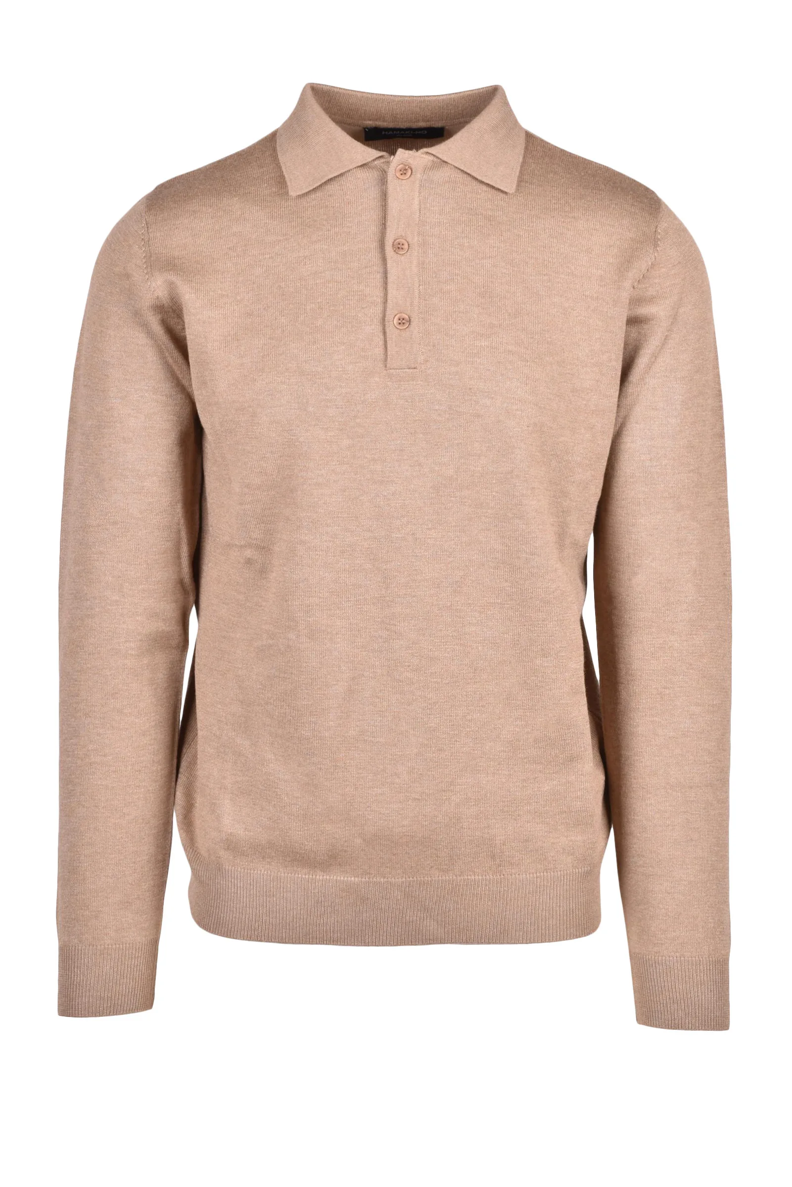 Polo in Maglia Bianco