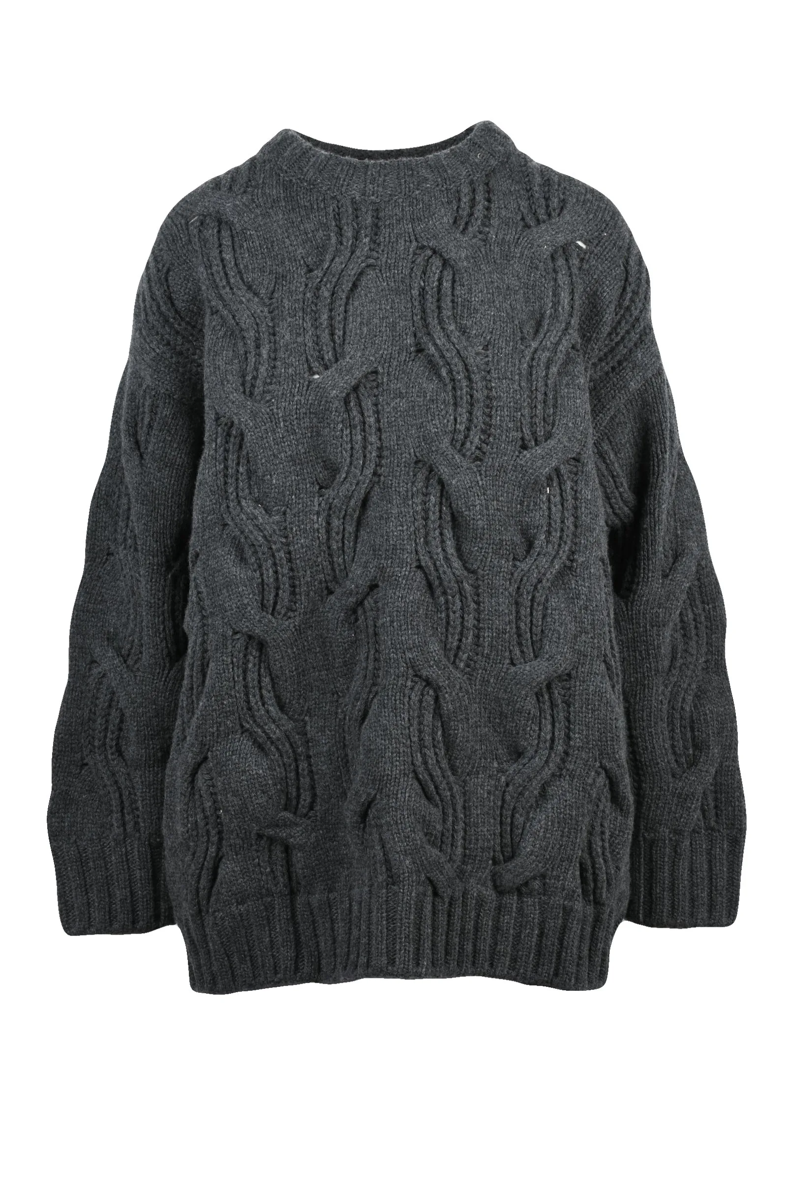 Maglione Girocollo Grigio