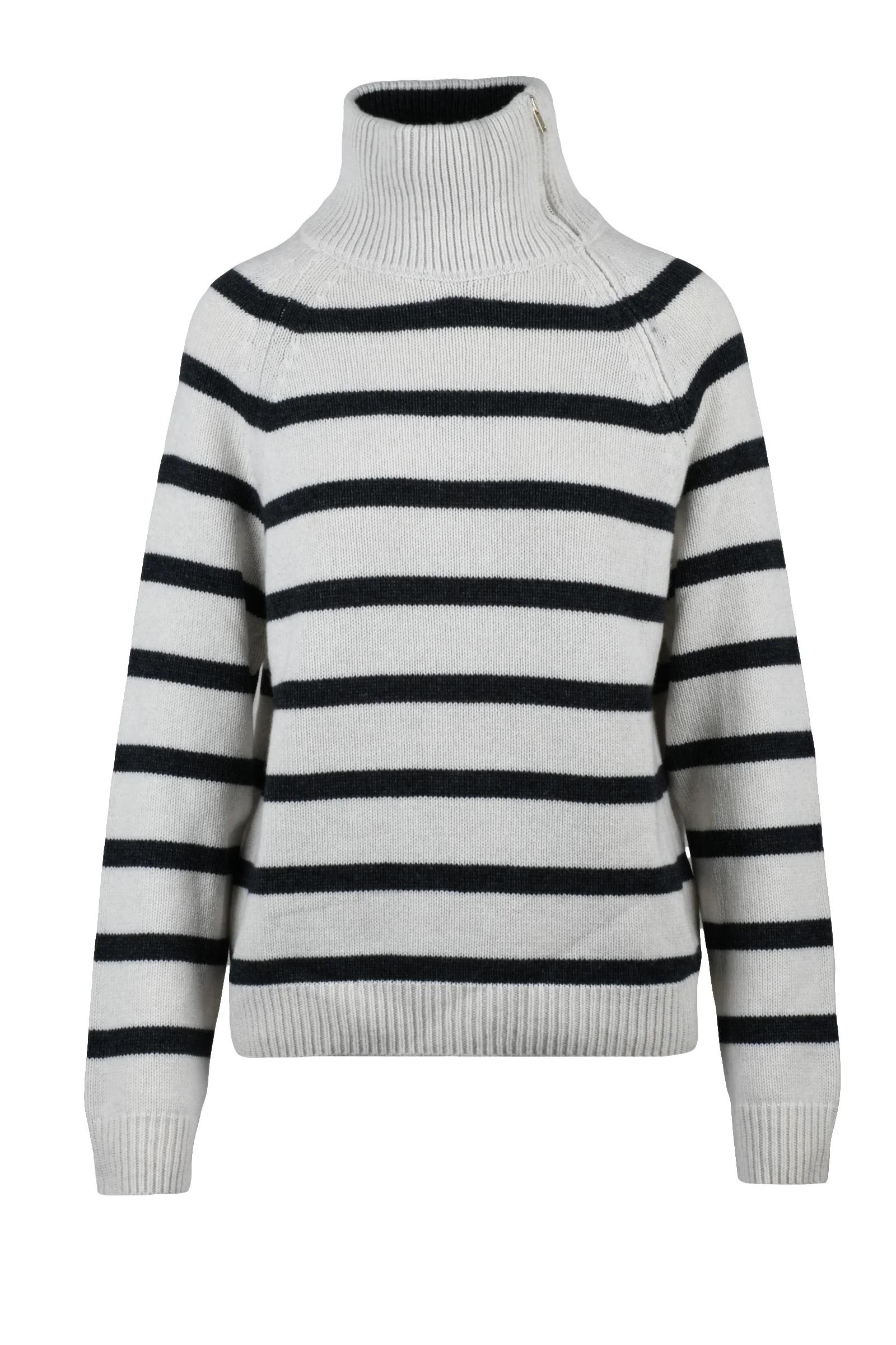 Maglione Collo Alto Bianco
