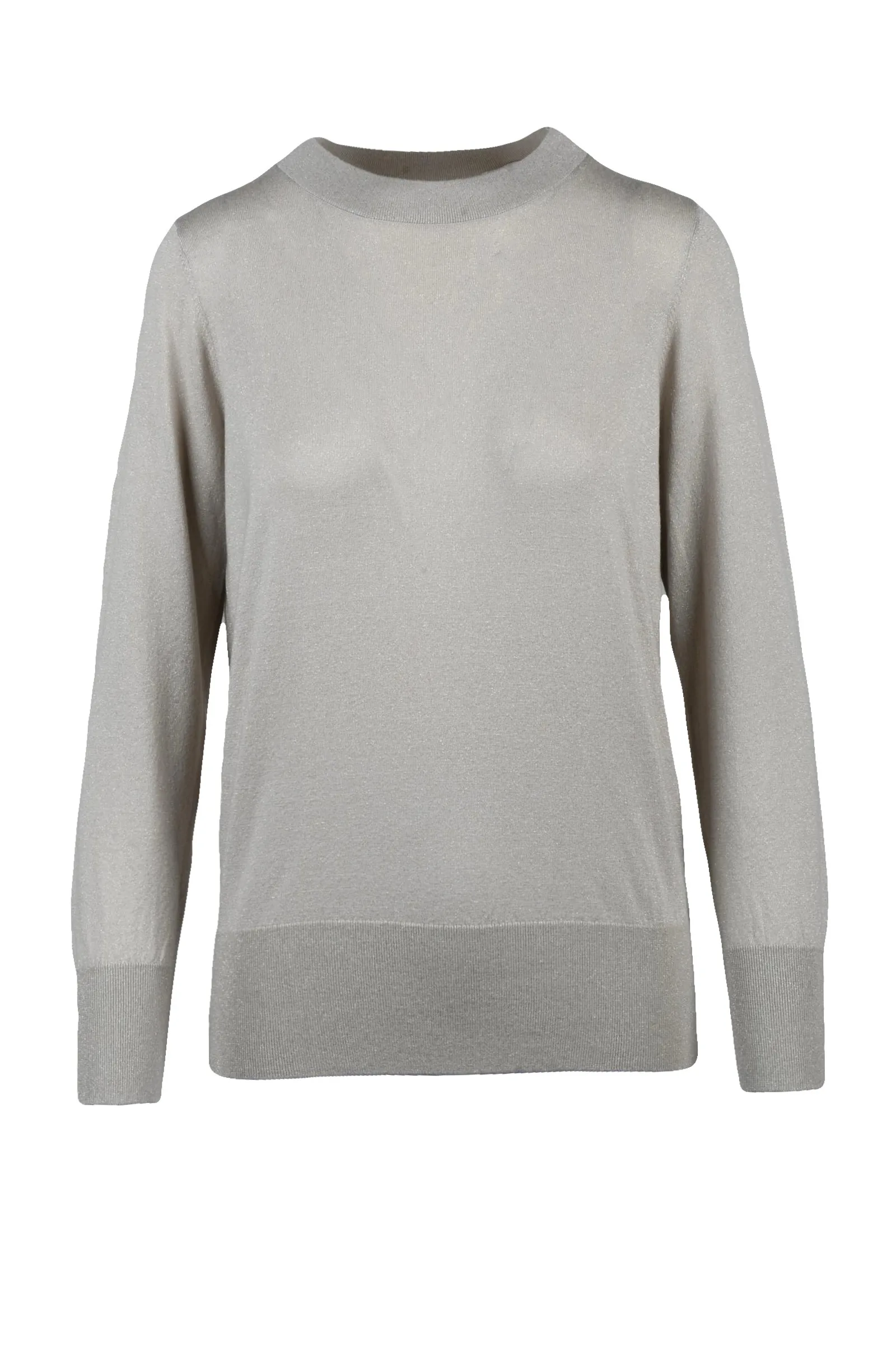Maglia Pullover Lamè Bianco