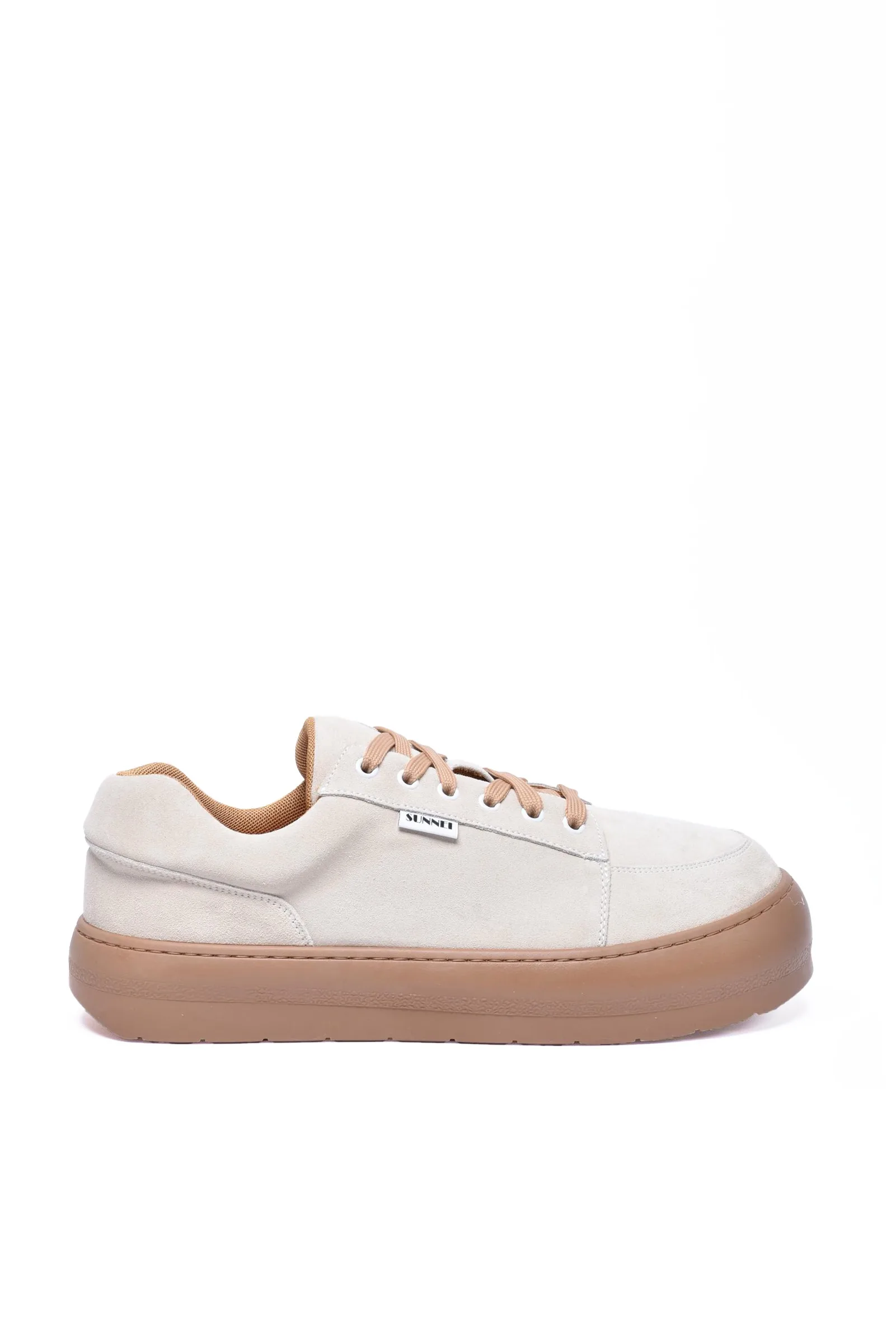 Sneaker in Suede Beige
