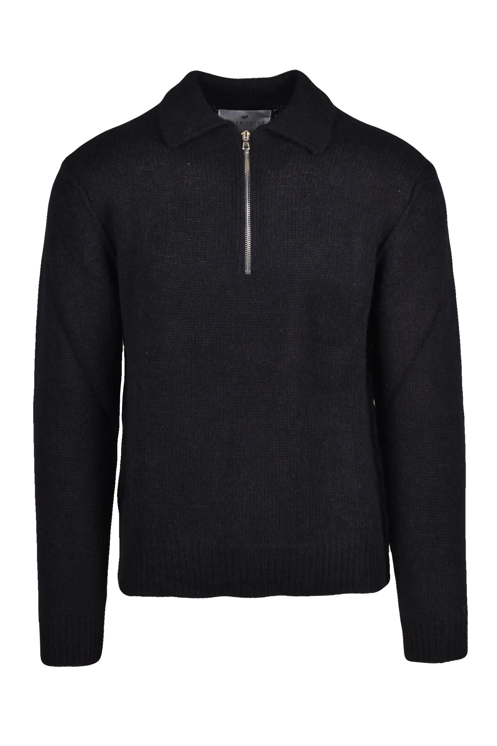 Polo in Maglia Nera