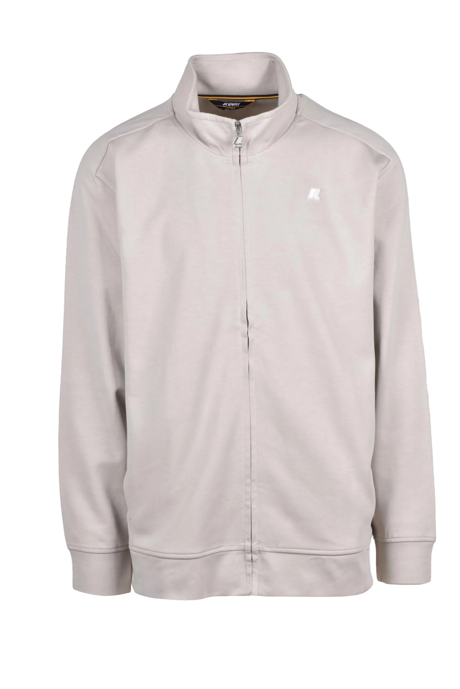 Felpa con Zip Beige
