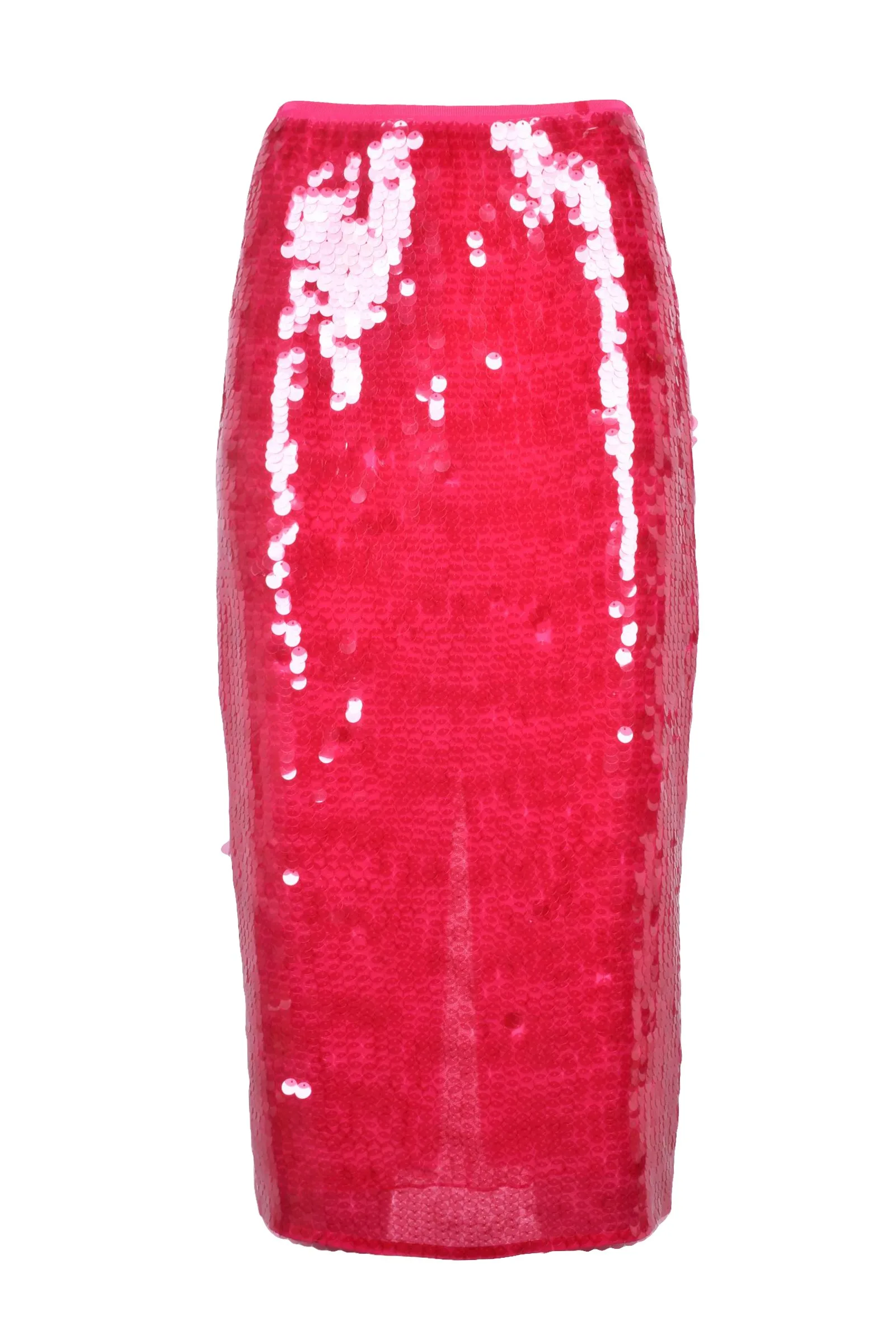 Gonna Longuette Paillettes Rosa