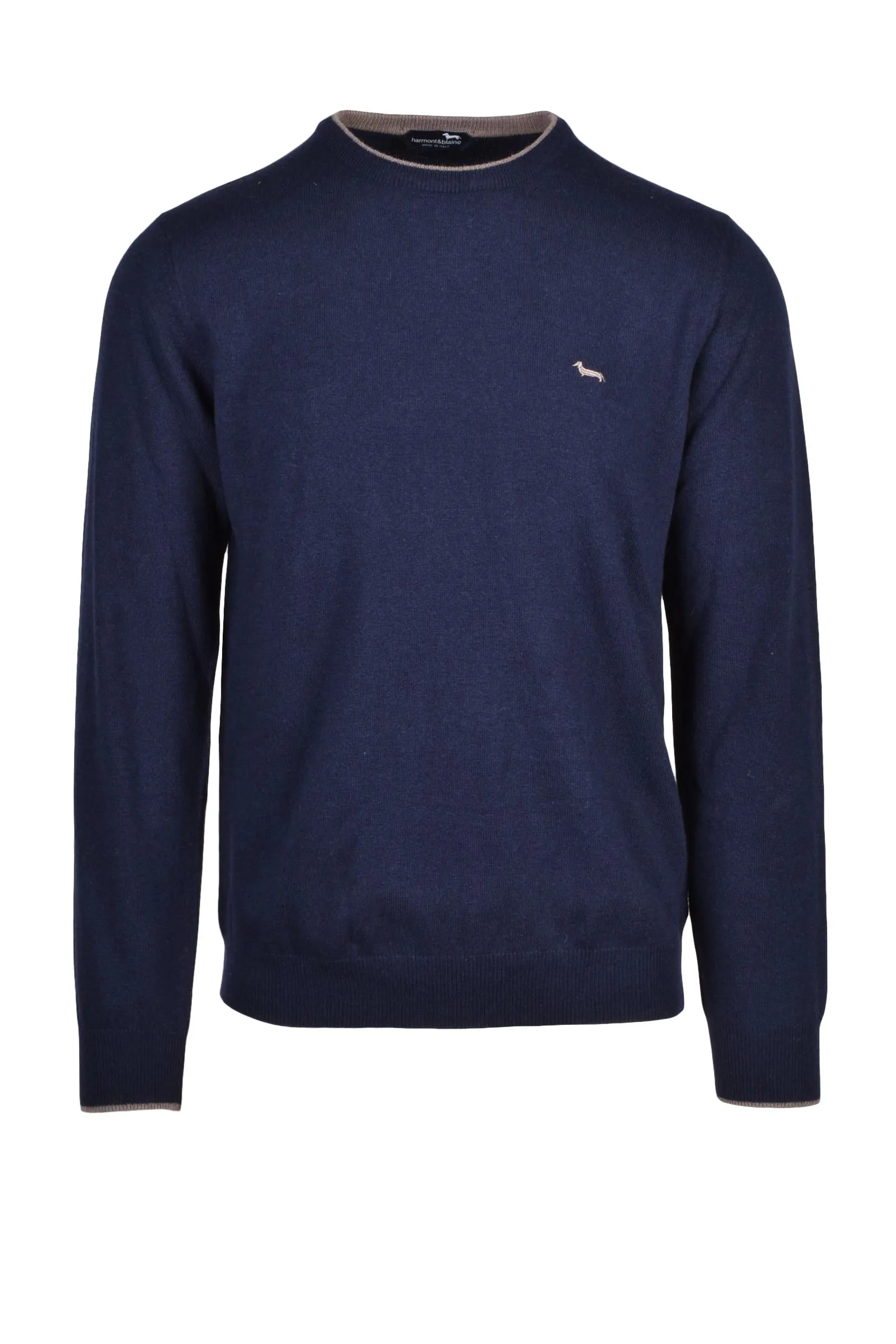 Pullover Girocollo Blu