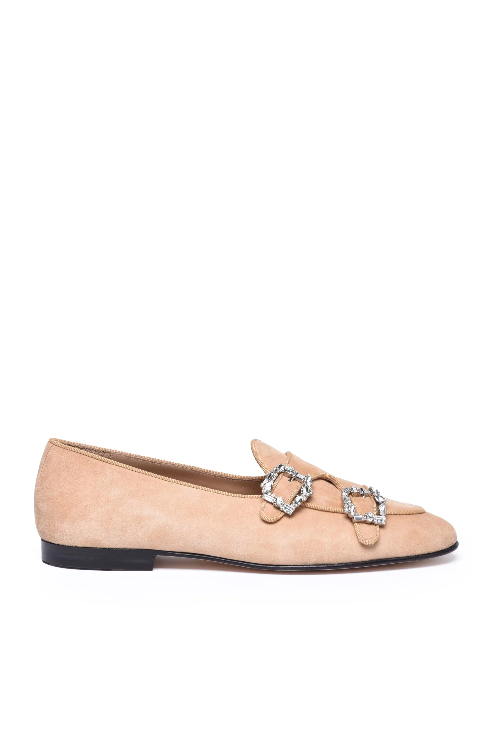 Mocassino in Suede Beige