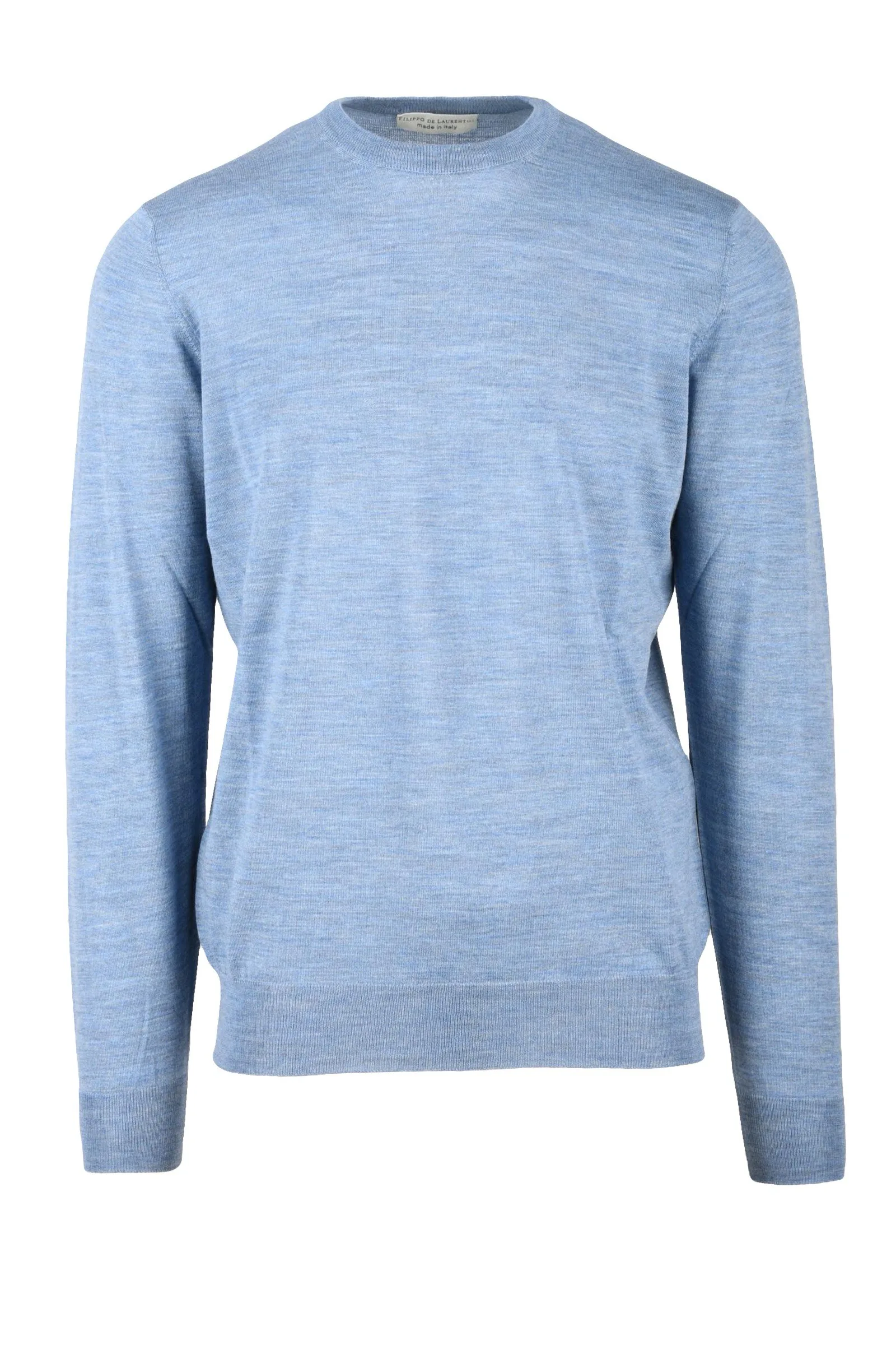 Maglia Pullover Girocollo Azzurro