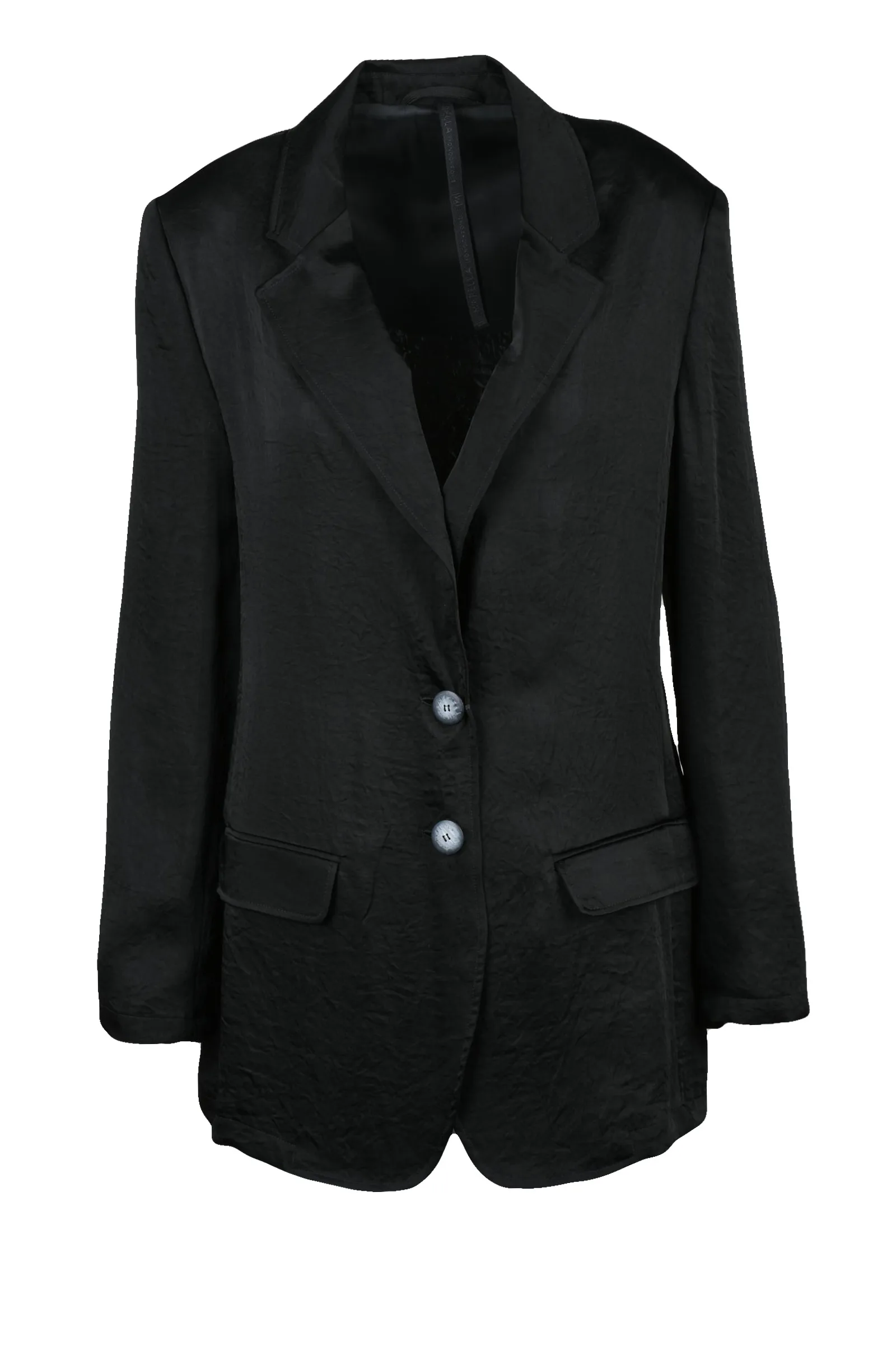 Giacca Blazer Satin Nero