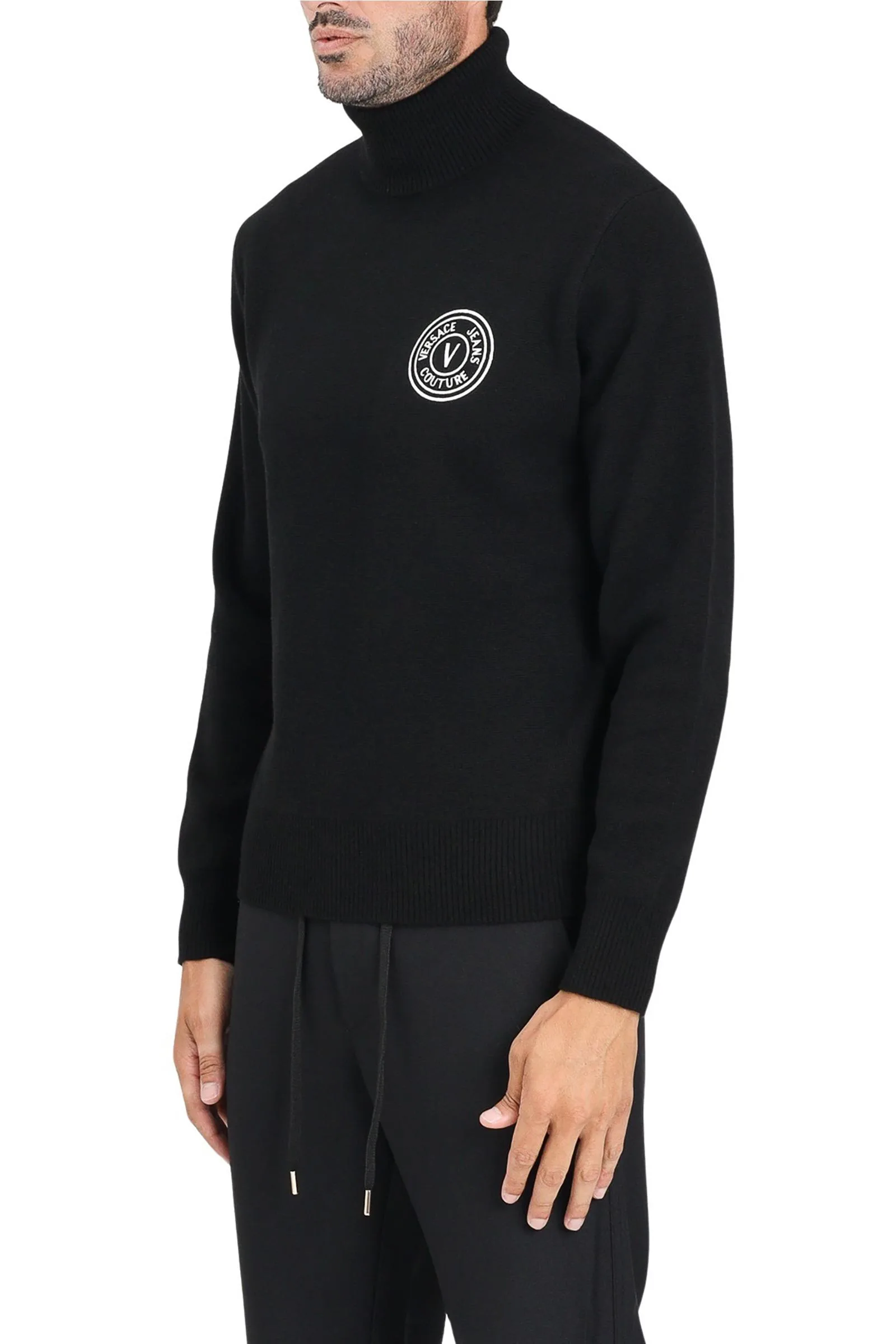 Maglia Collo Alto Nero