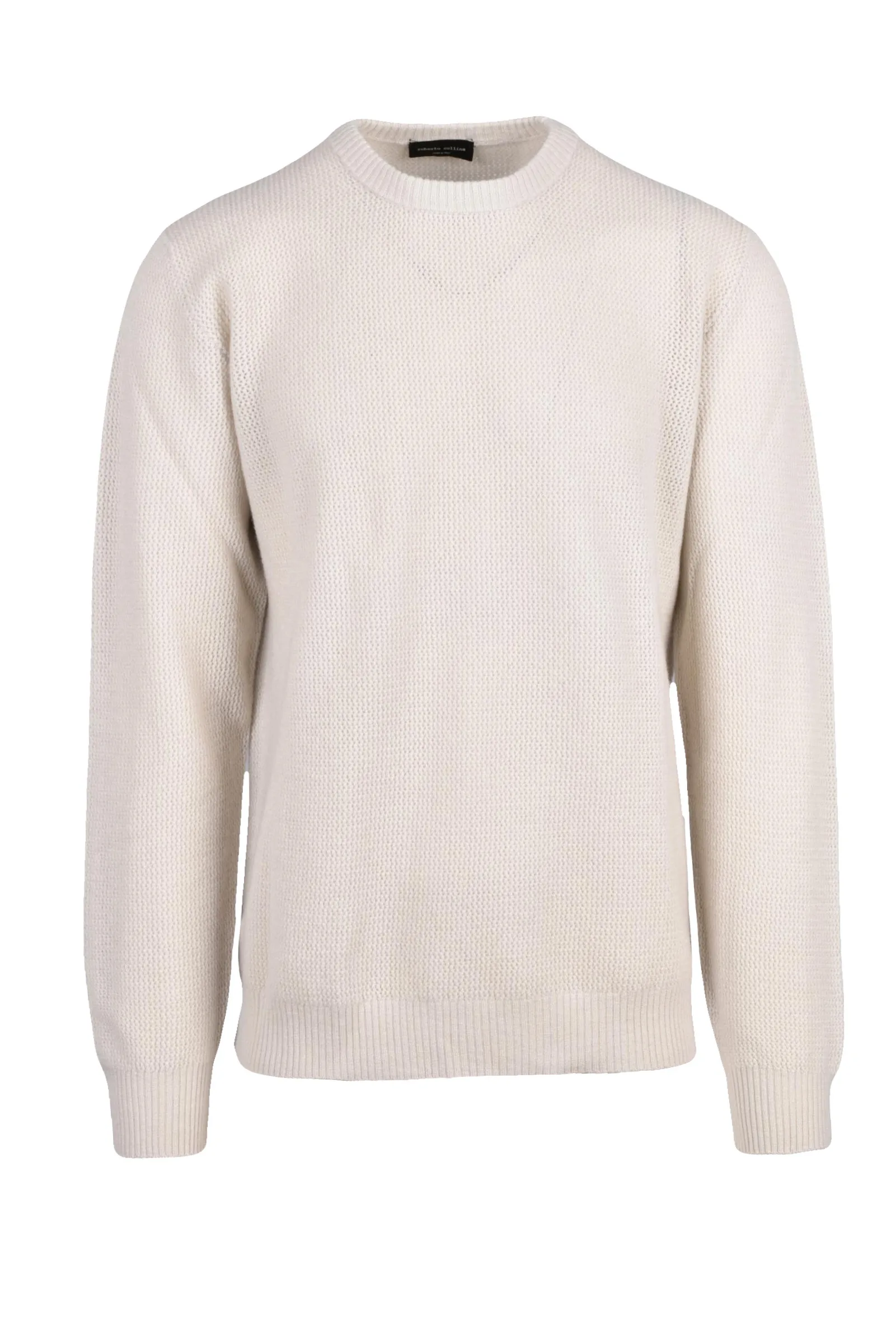 Maglione Girocollo Bianco