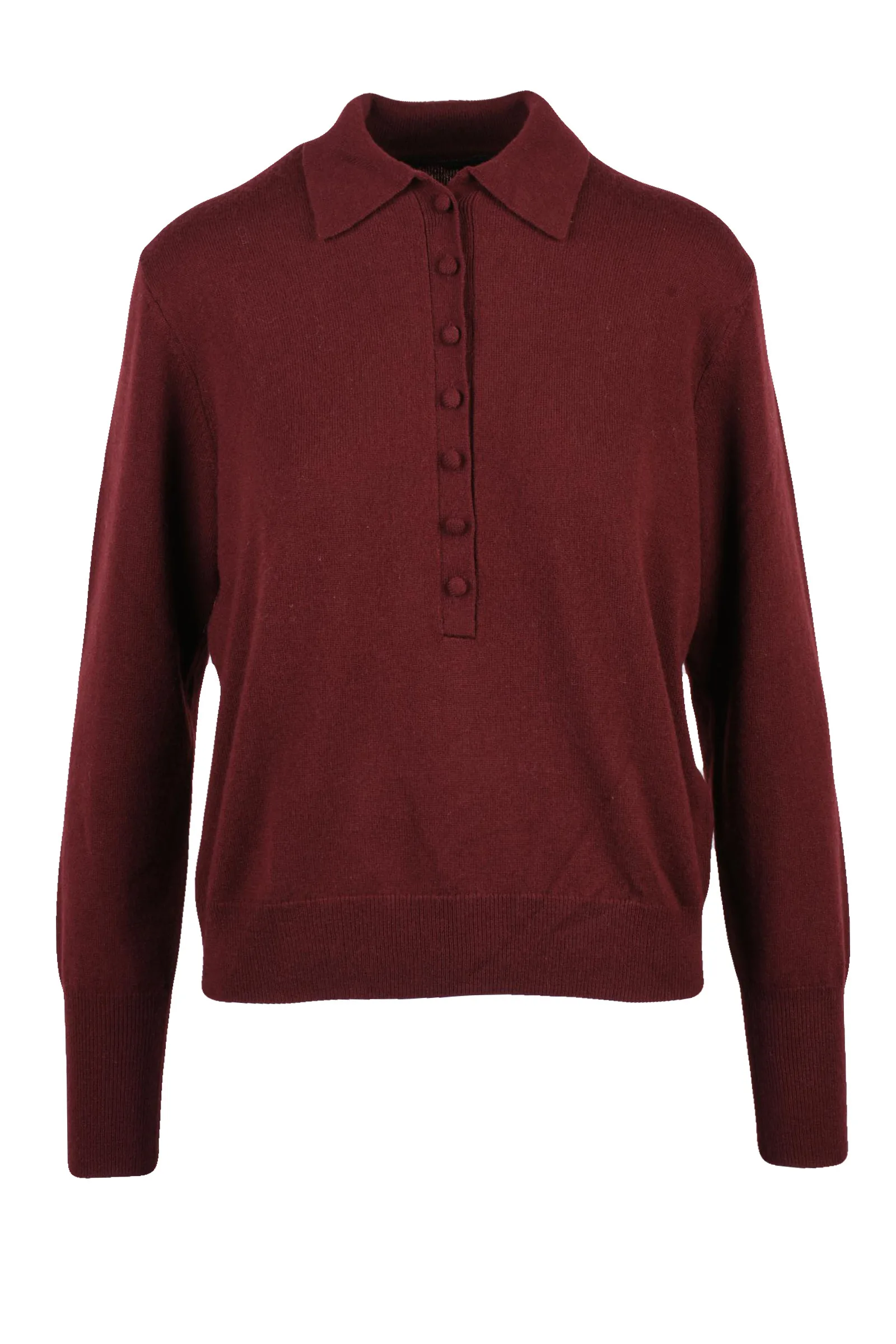 Polo in Maglia Rosso