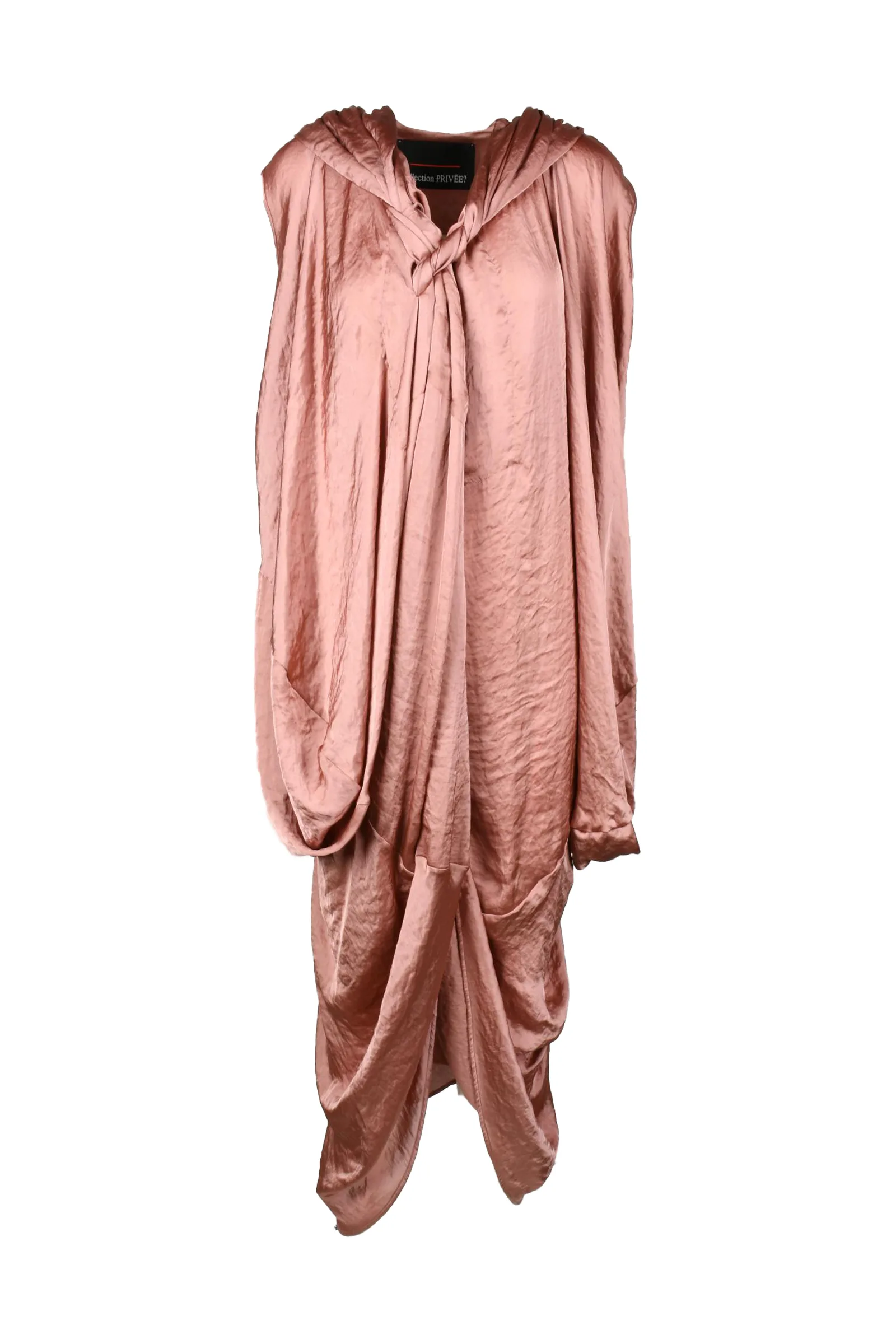 Collection Privee Abito Lungo Asimmetrico Rosa