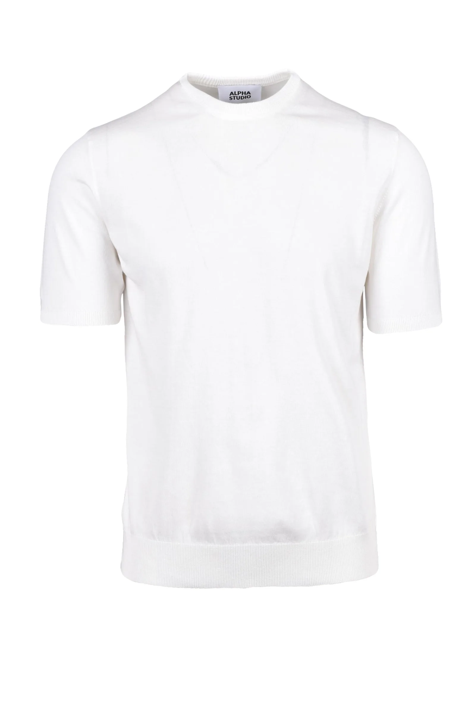 Maglia Pullover Girocollo Bianco