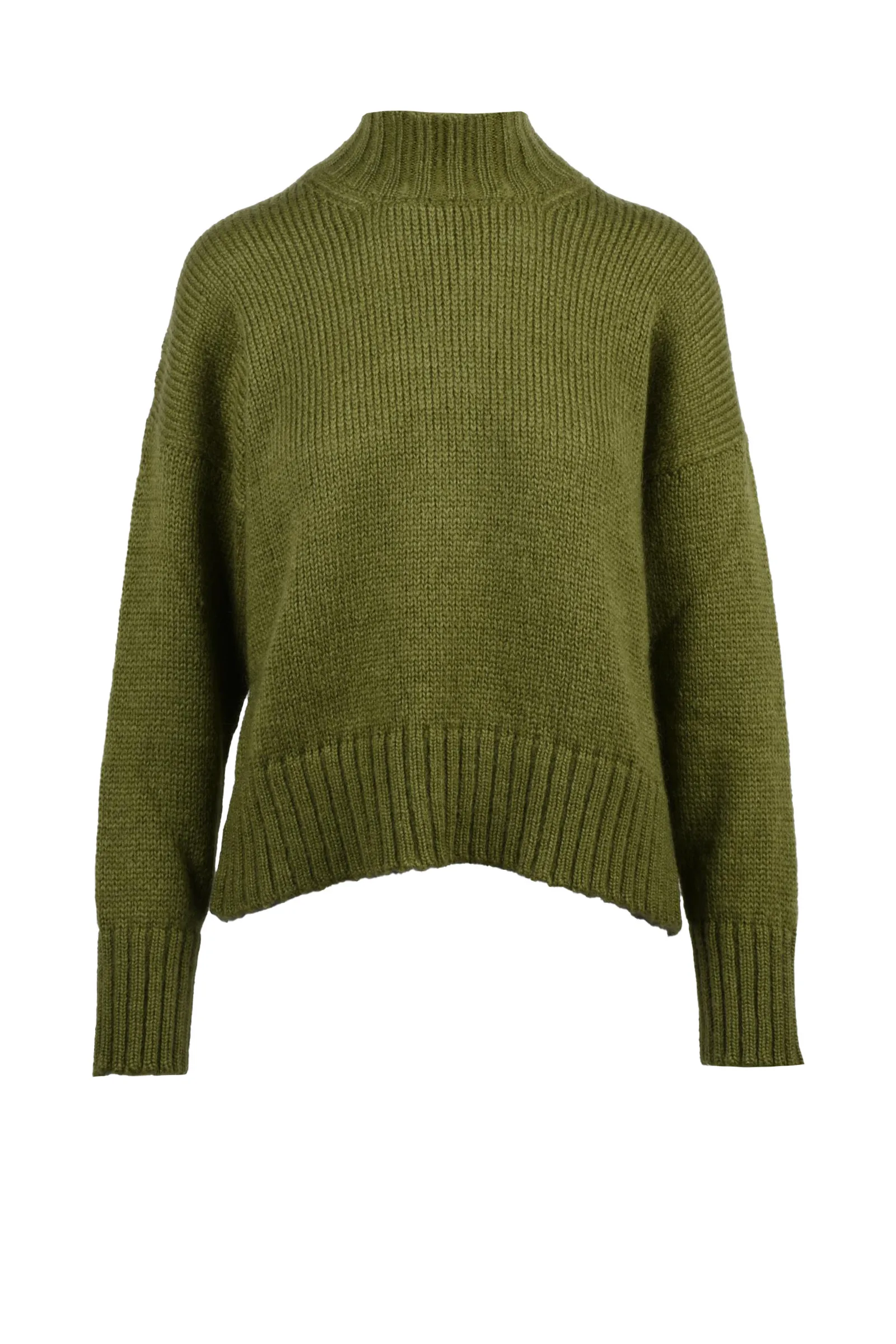 Maglione a Lupetto Verde