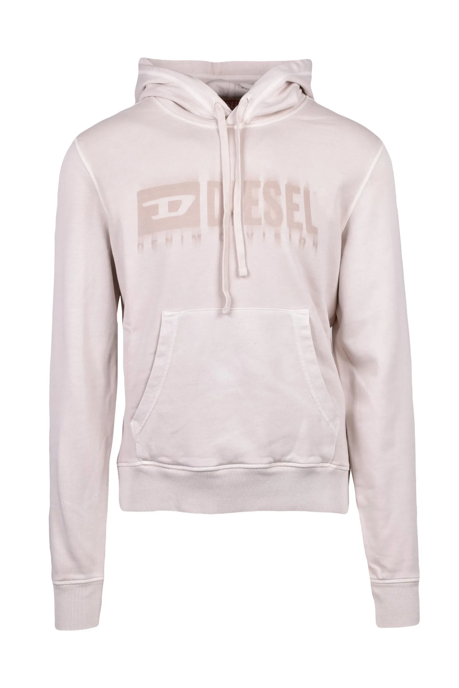 Felpa con Cappuccio Beige