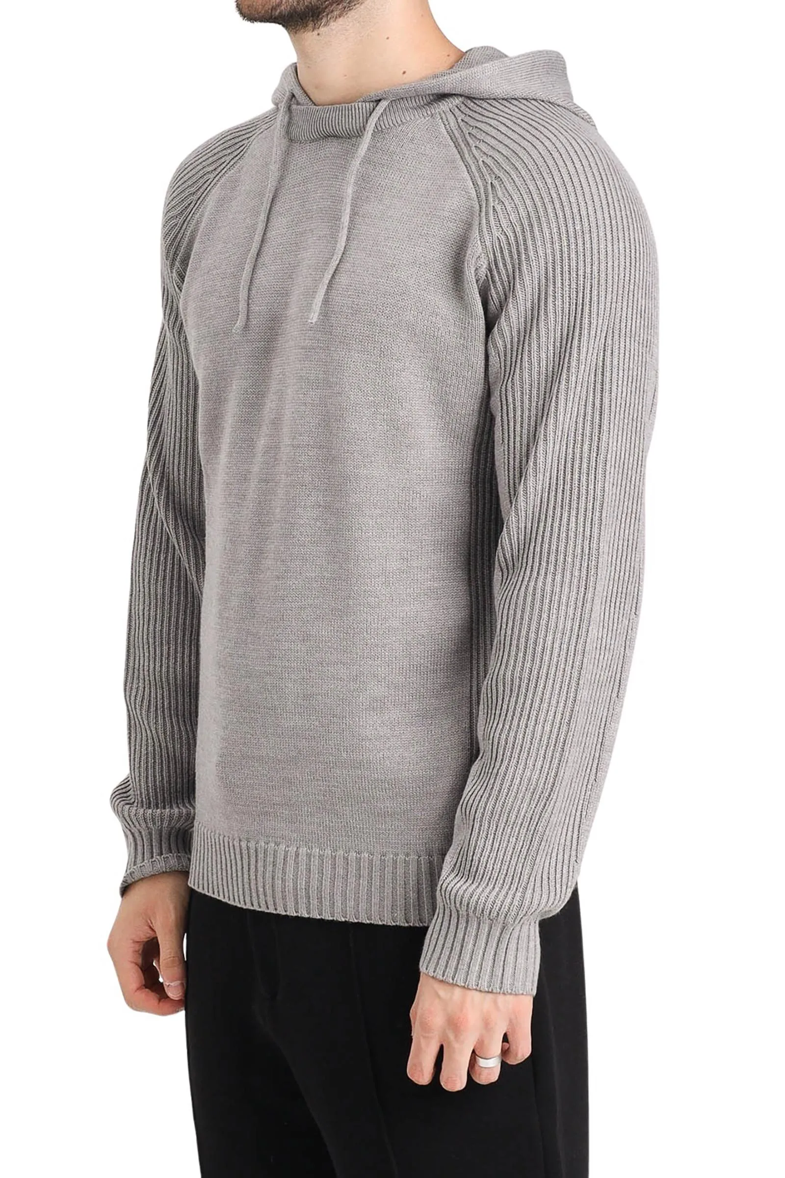 Felpa in Maglia Beige