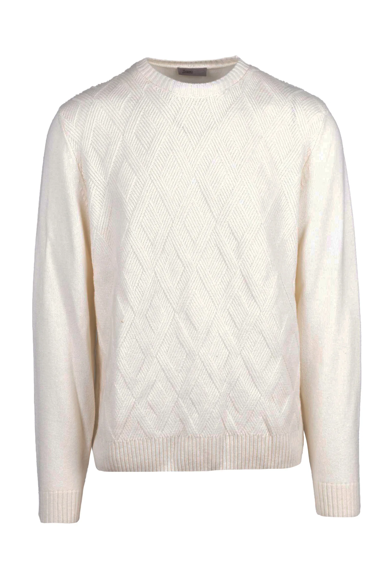 Maglione Girocollo Bianco
