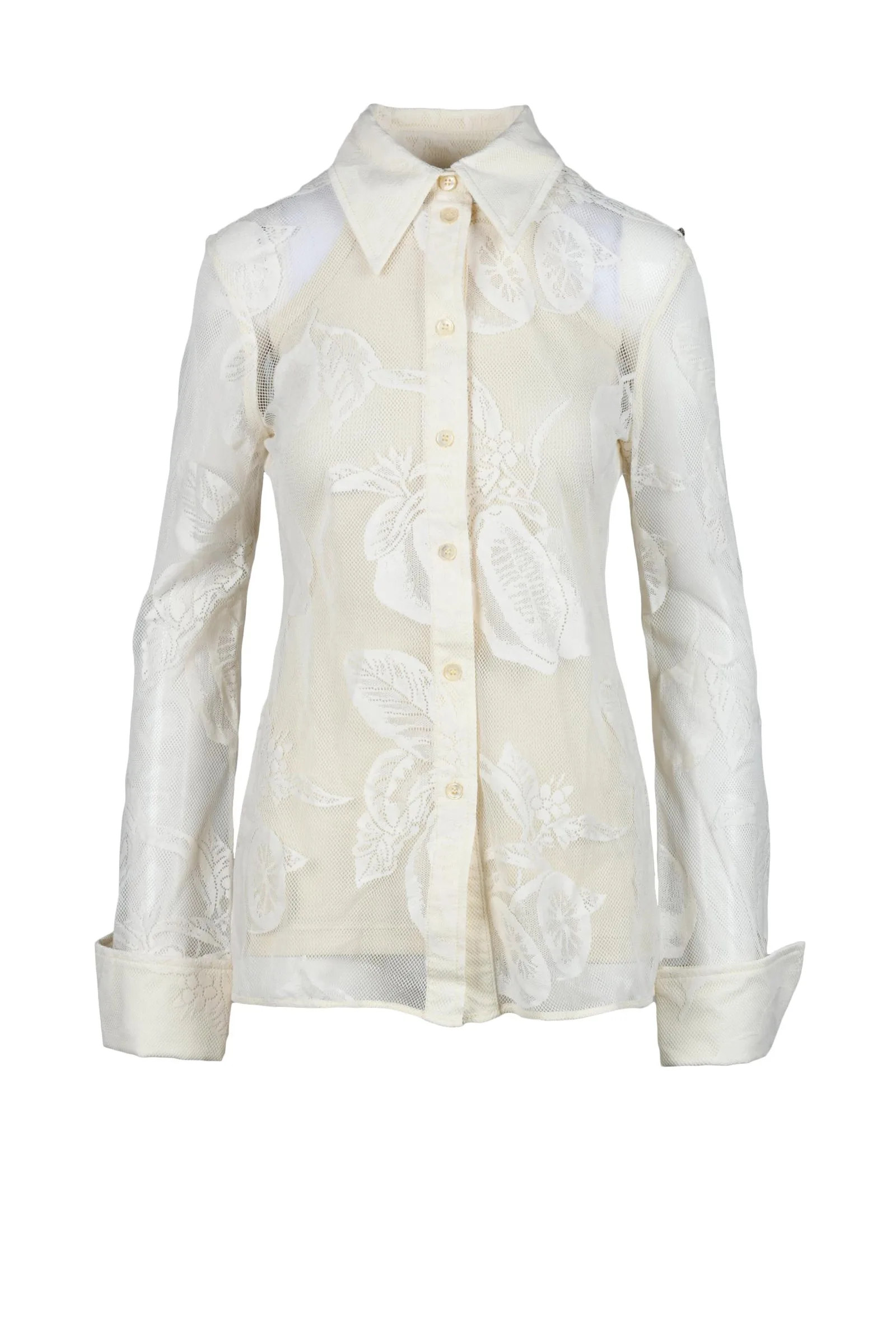 Camicia in Pizzo Bianco