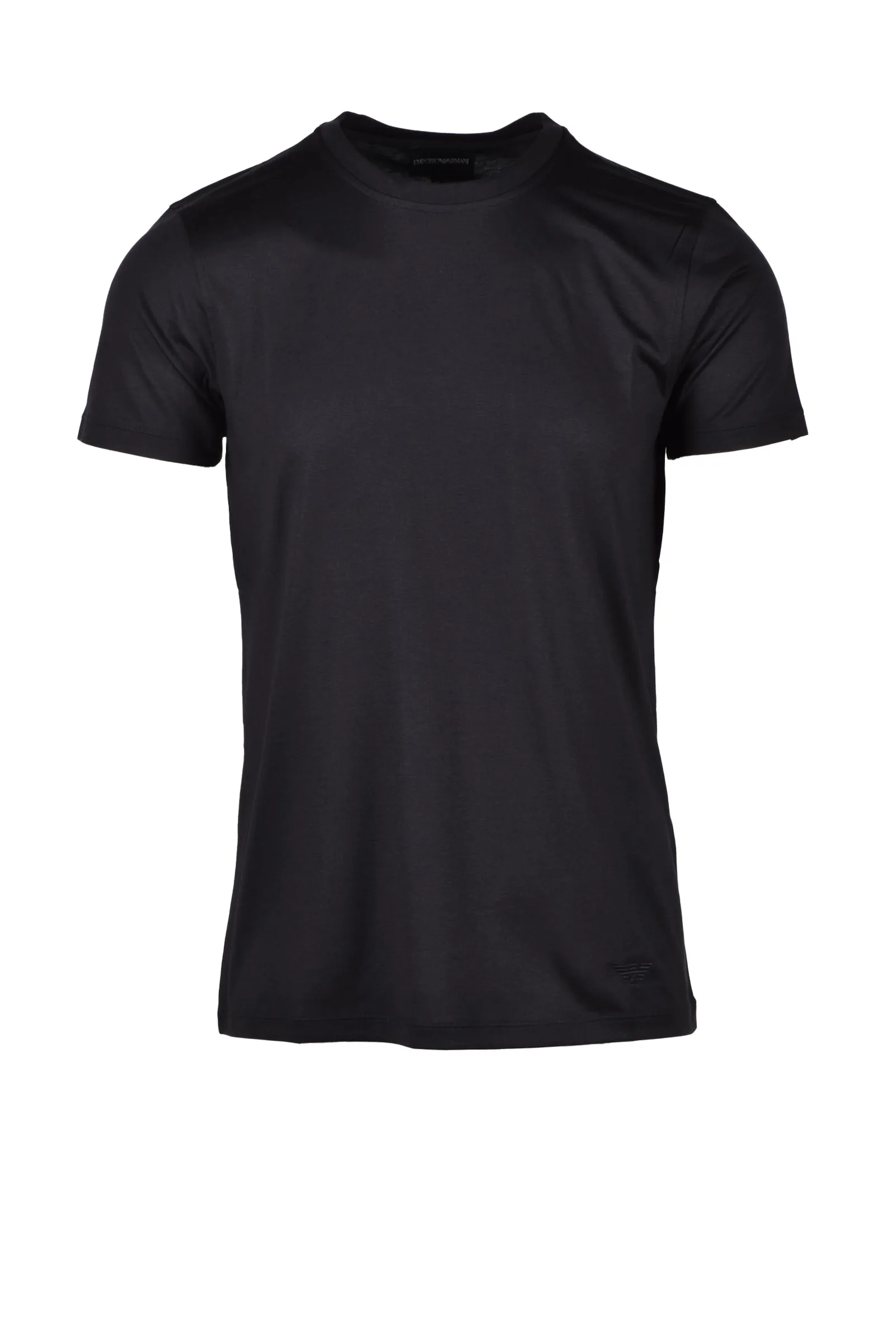 Tshirt in Seta e Cotone Nero