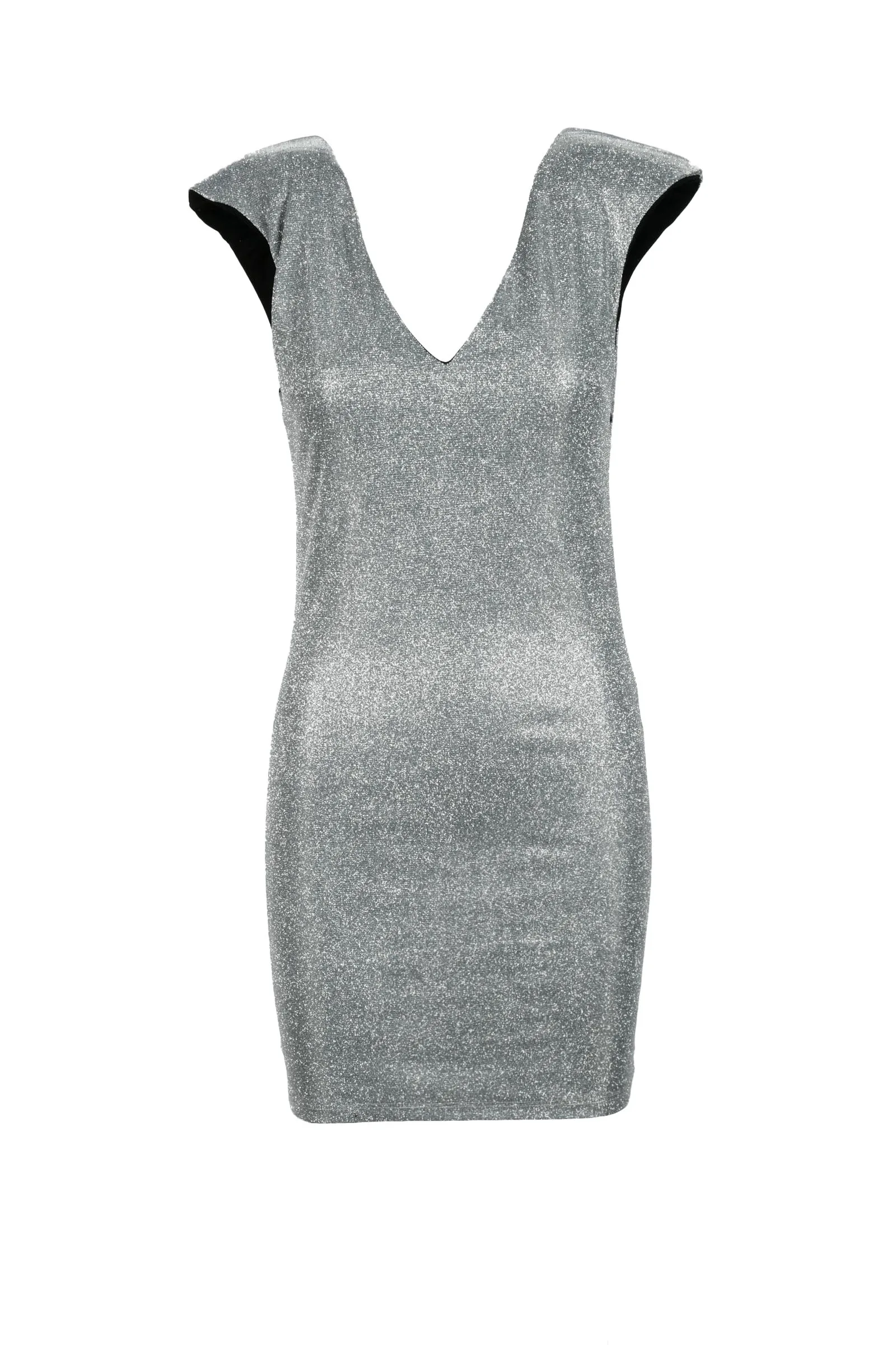 Abito in Lurex Argento