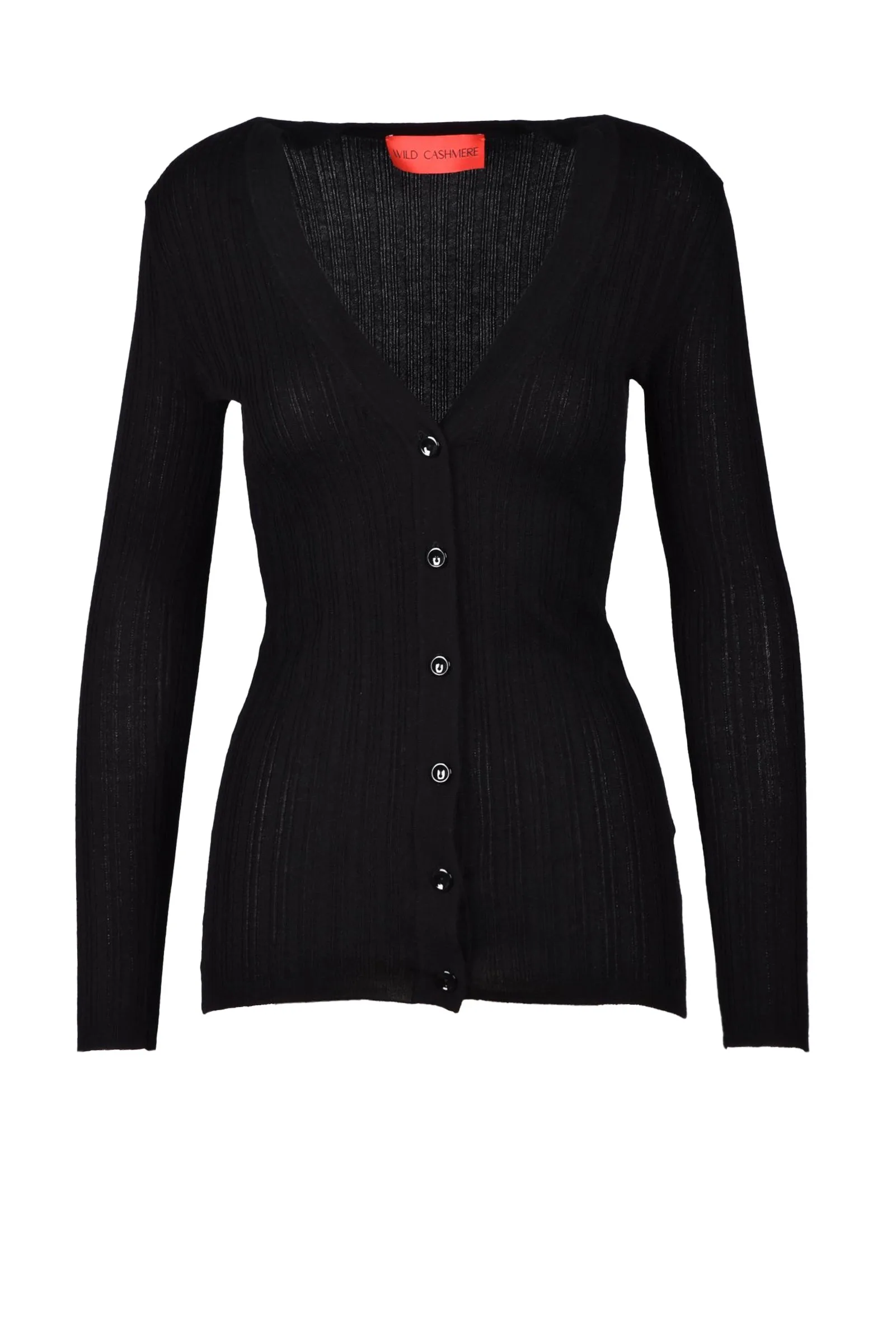 Cardigan Cannettato Nero