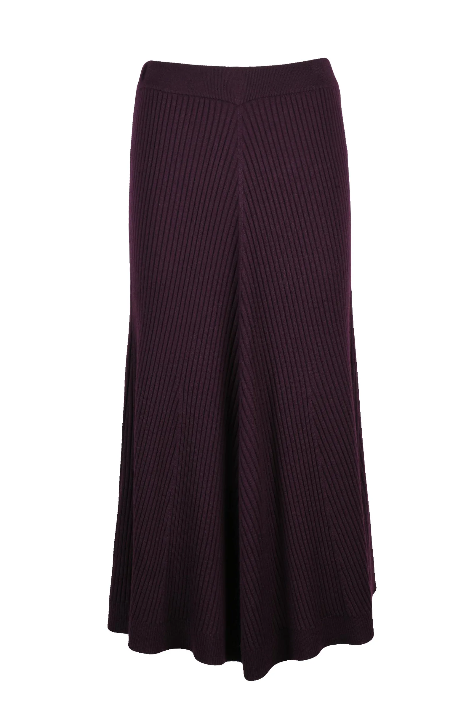 Gonna Lunga in Maglia Viola