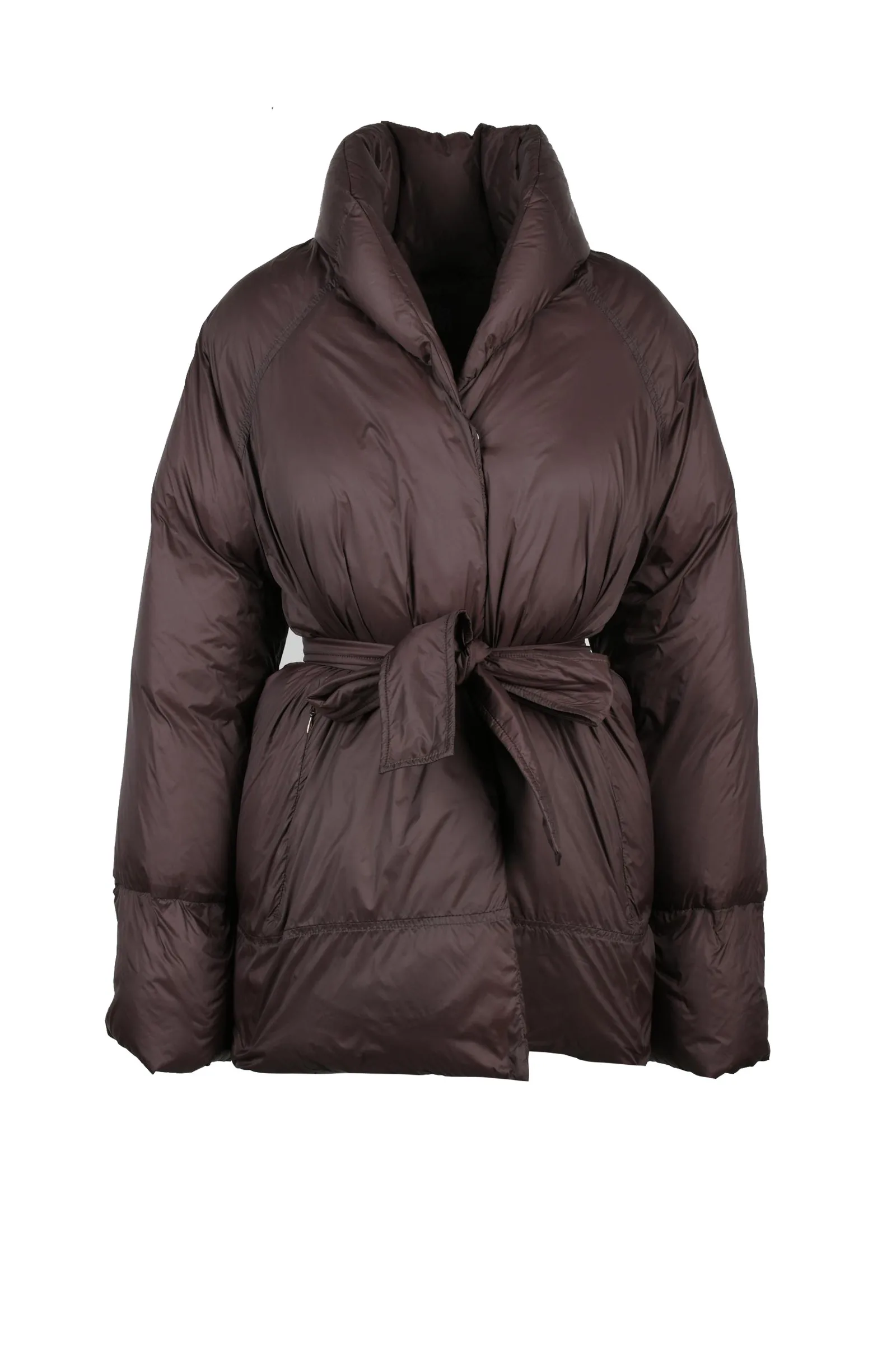 Down Jacket Marrone