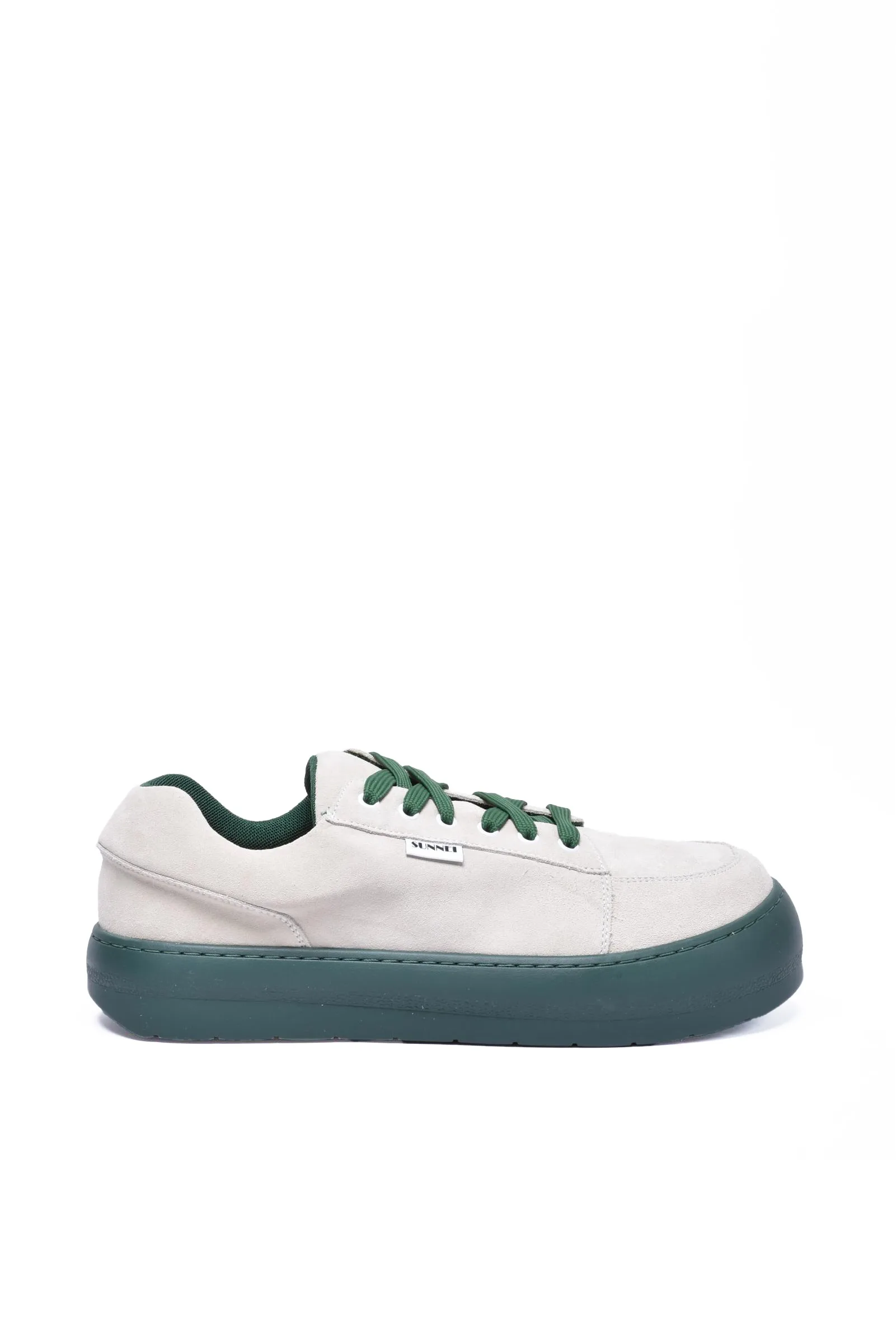 Sneaker in Suede Beige
