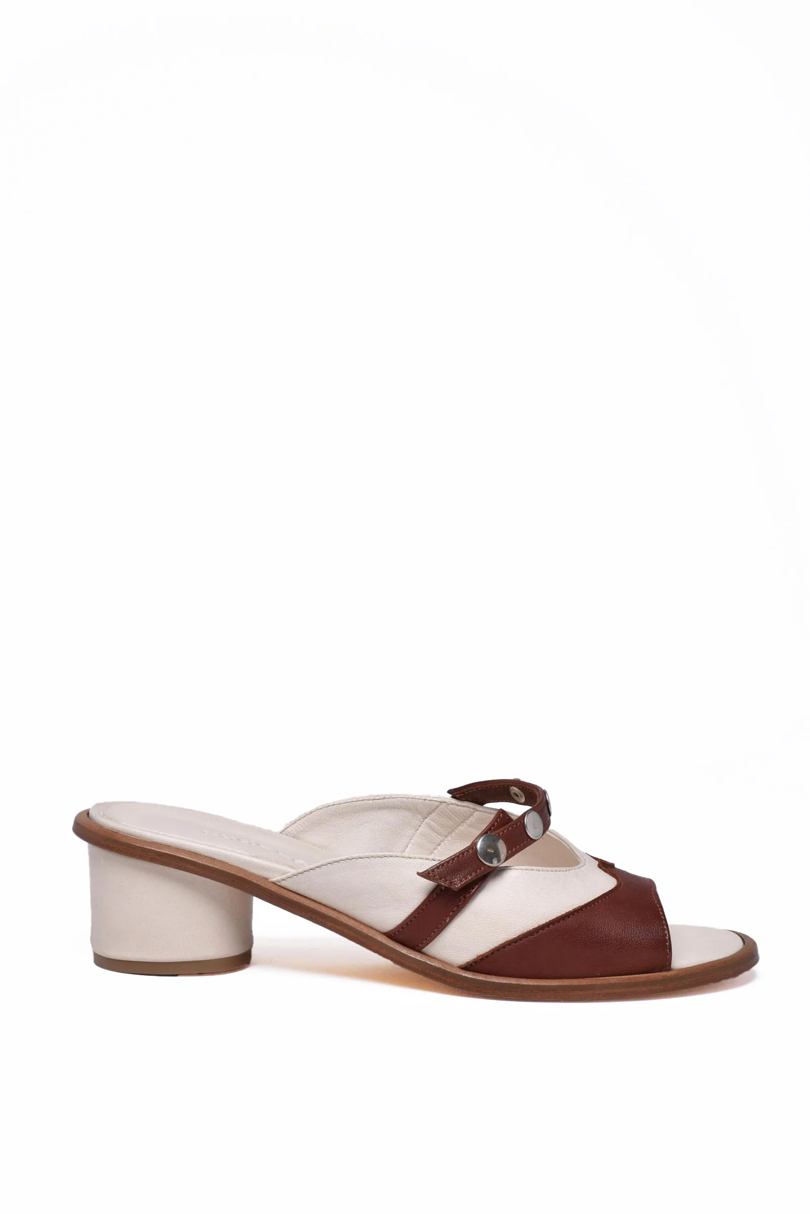 Mules Pelle Bianco