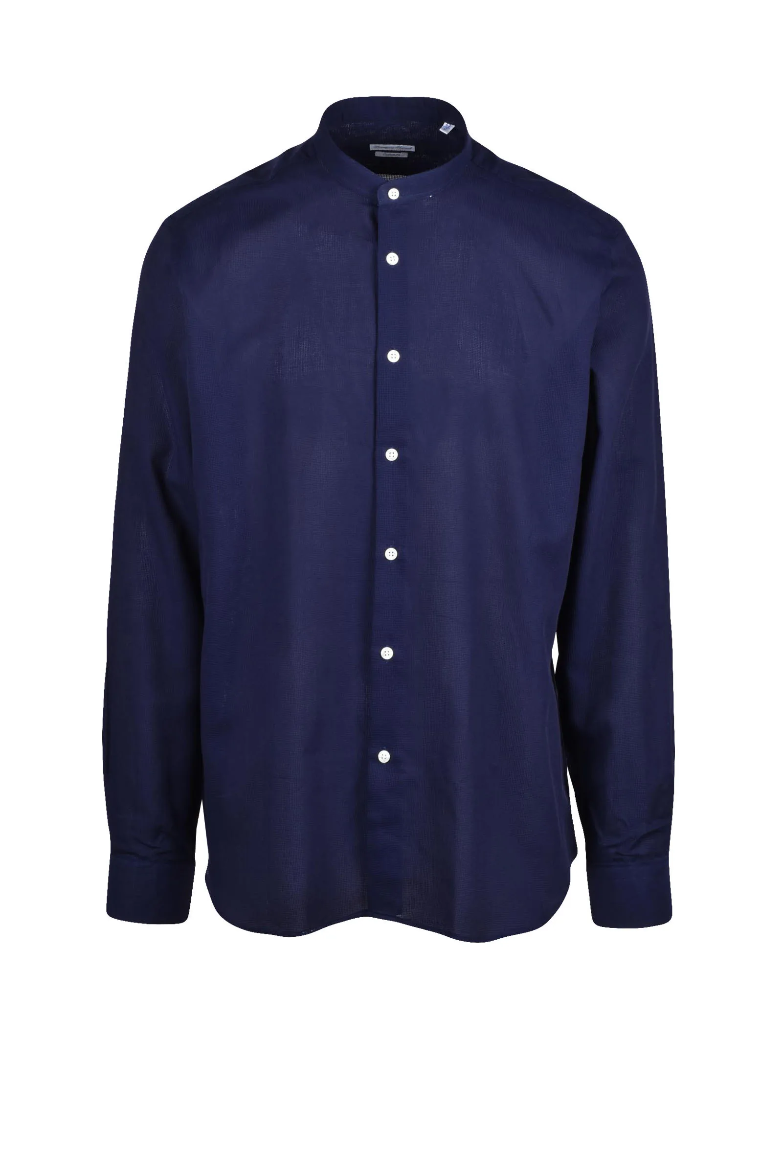 Lavorazione Sartoriale Camicia Blu